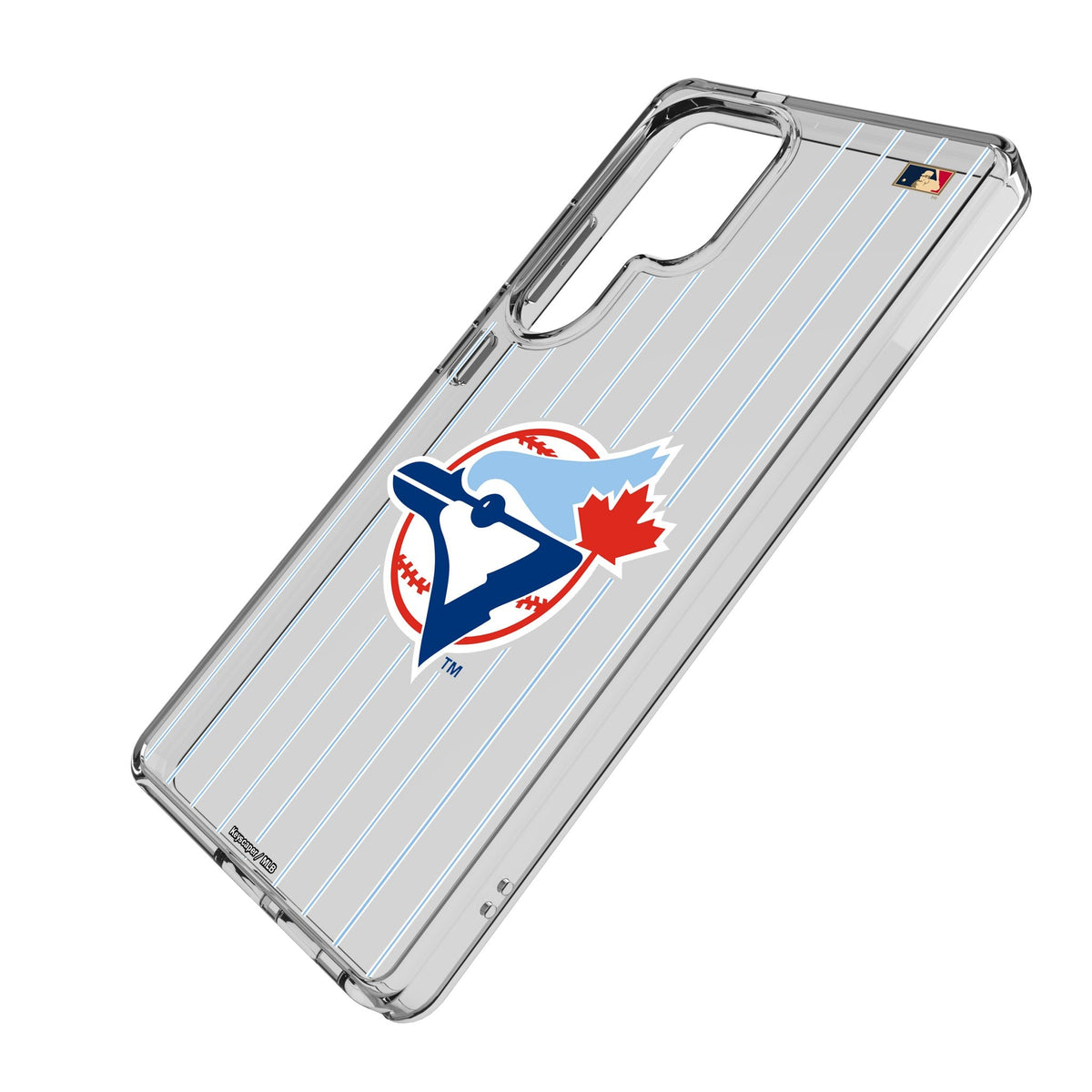 Toronto Blue Jays 1977-1988 - Cooperstown Collection Pinstripe Clear Phone Case for Samsung Galaxy 2