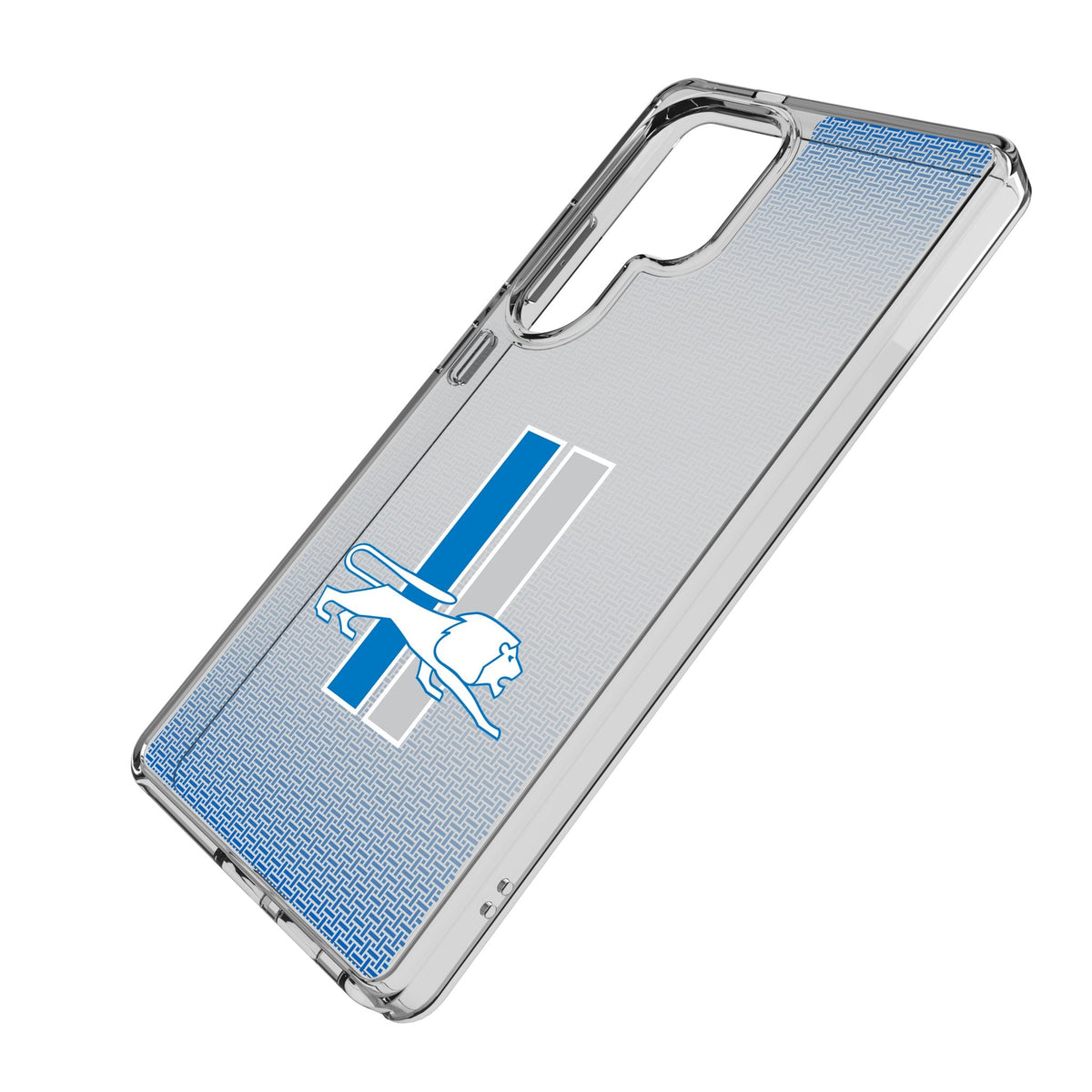 Detroit Lions Retro Linen Clear Phone Case for Samsung Galaxy 2