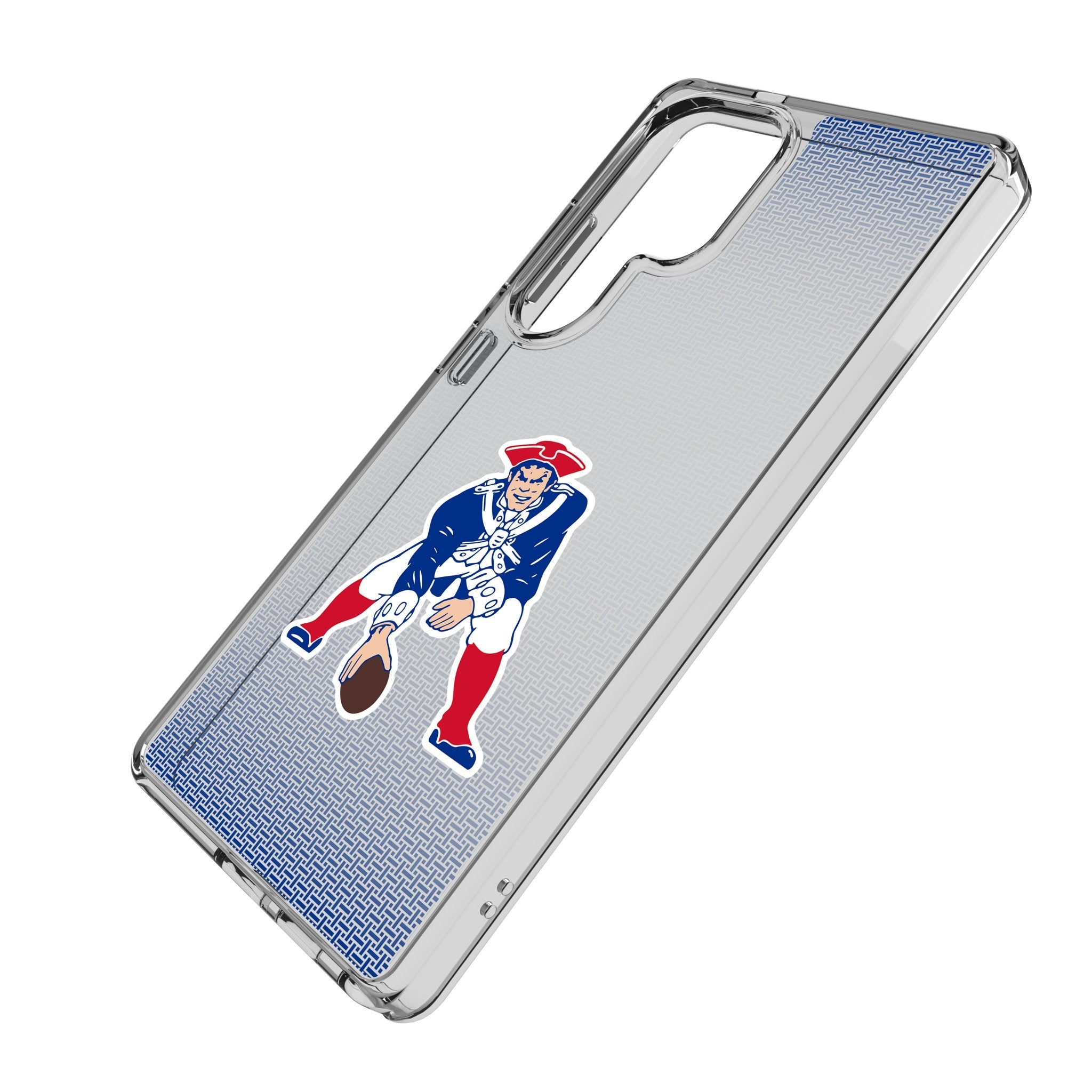 New England Patriots Historic Collection Linen Clear Phone Case for Samsung Galaxy 2