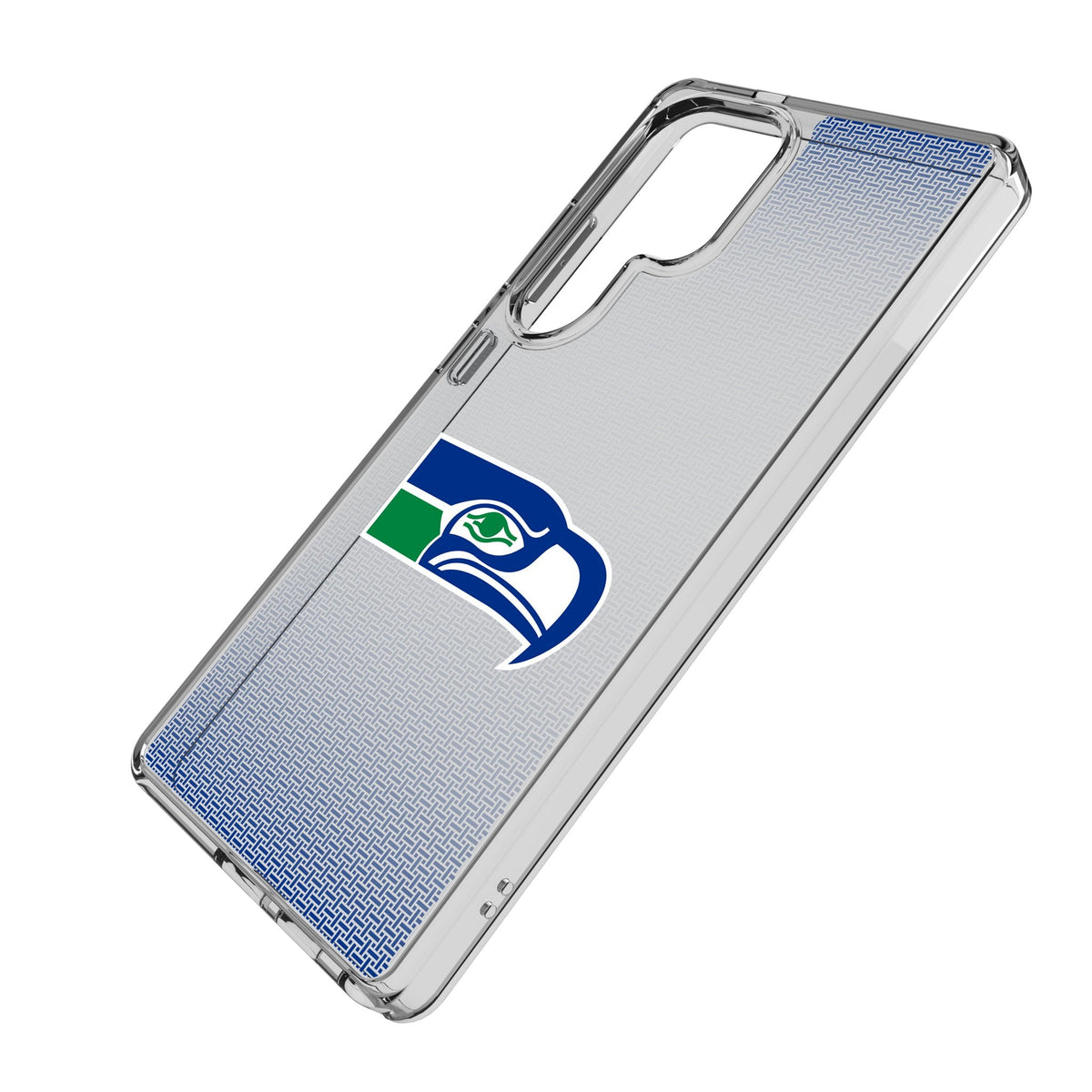 Seattle Seahawks Historic Collection Linen Clear Phone Case for Samsung Galaxy 2