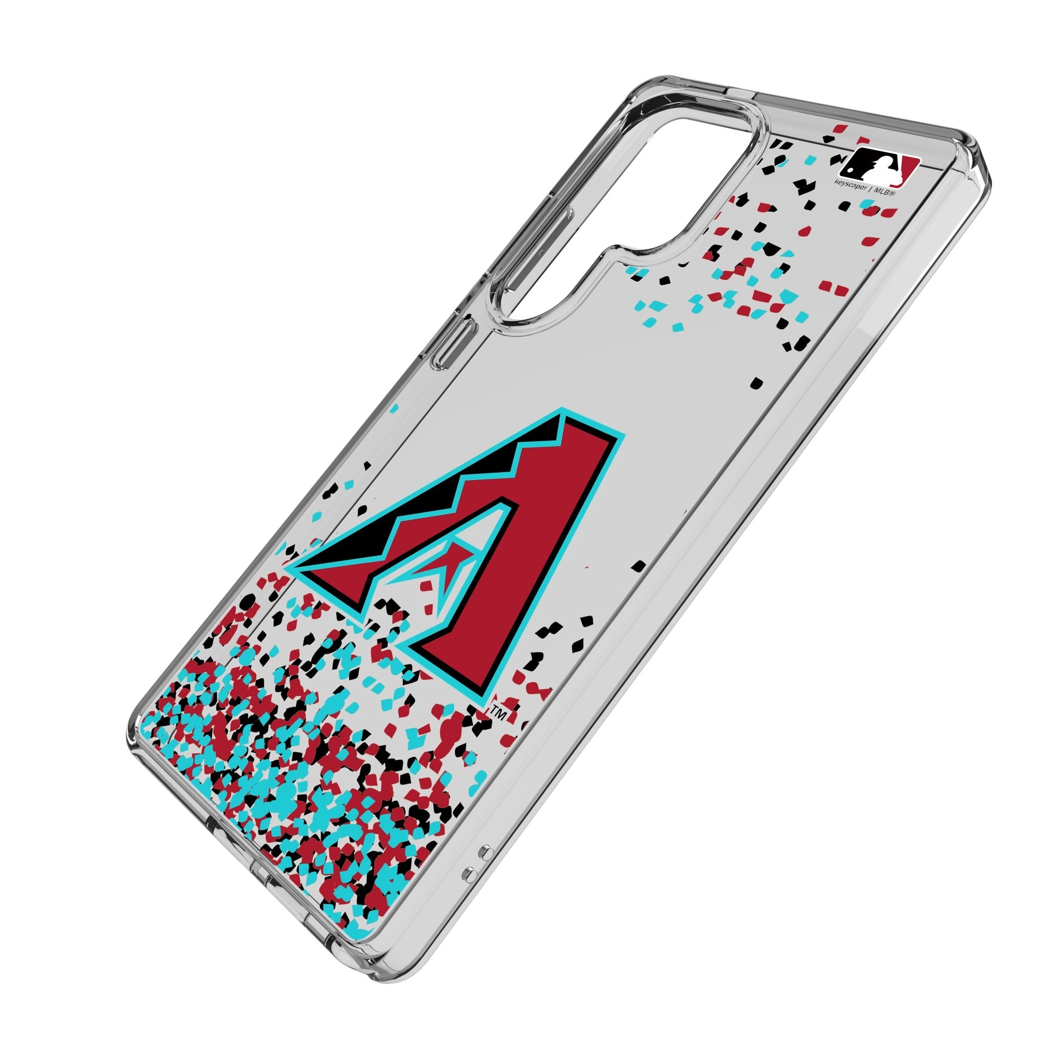 Arizona Diamondbacks Confetti Clear Phone Case for Samsung Galaxy