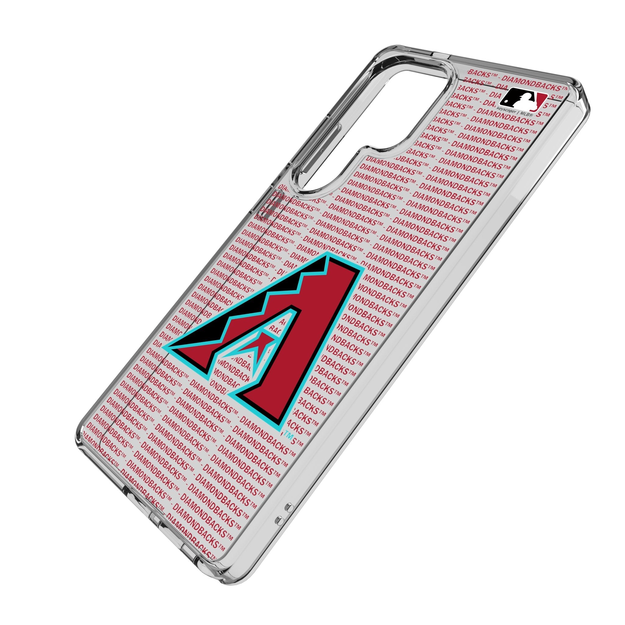 Arizona Diamondbacks Text Backdrop Clear Phone Case for Samsung Galaxy 2