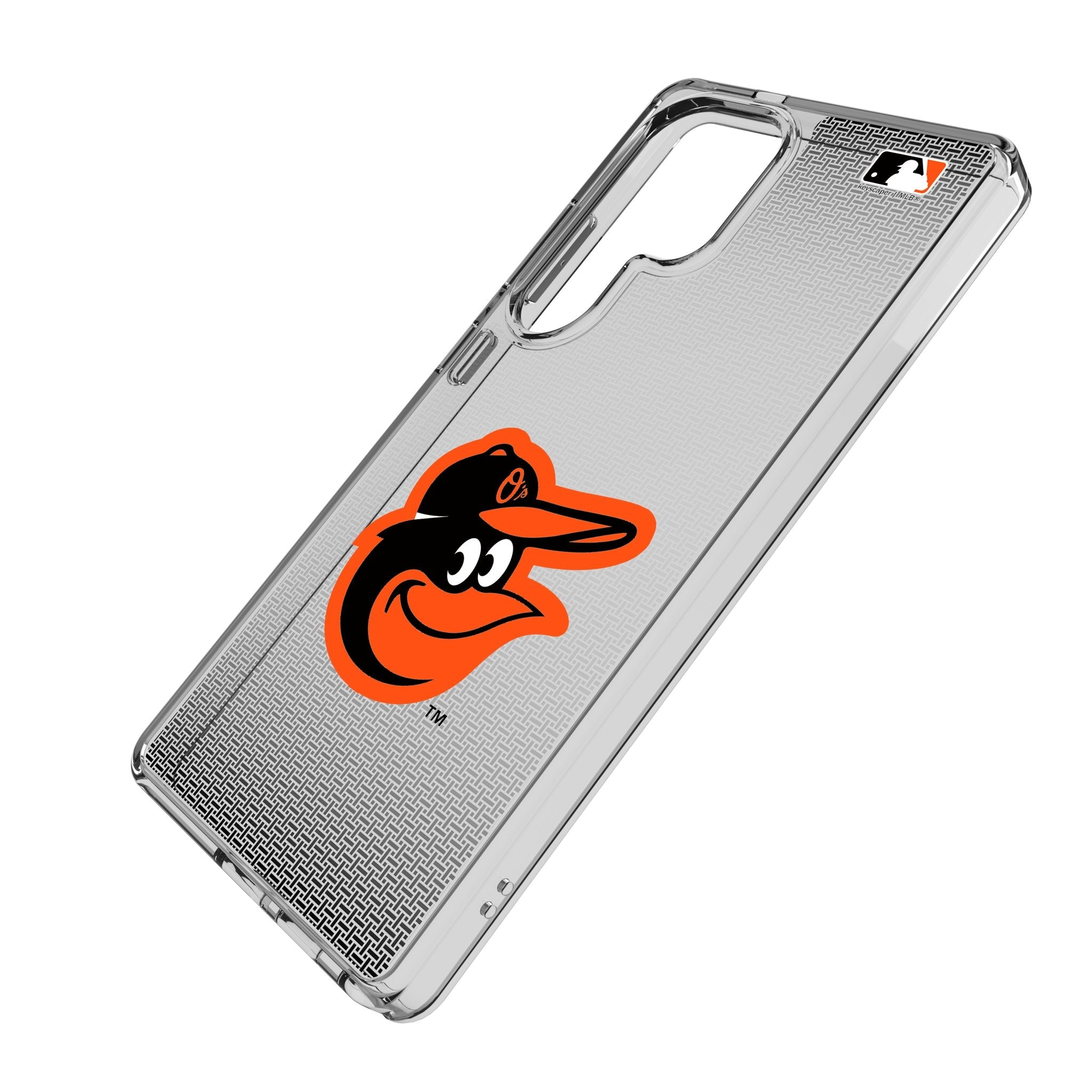 Baltimore Orioles Linen Clear Phone Case for Samsung Galaxy 2