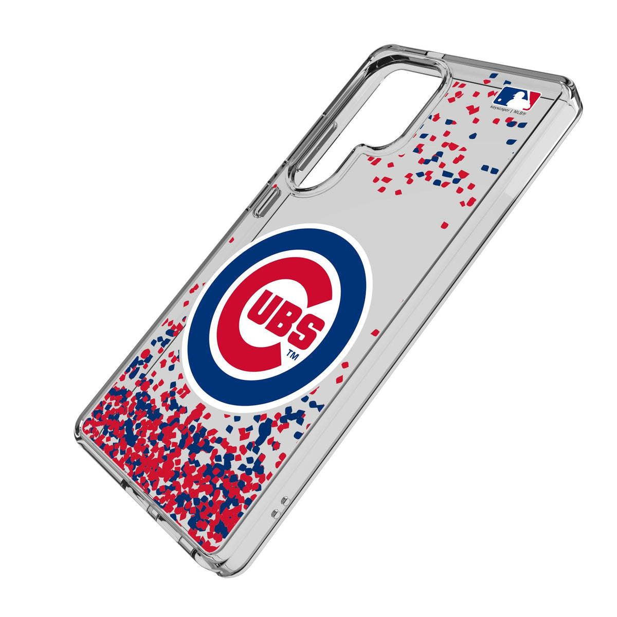 Chicago Cubs Confetti Clear Phone Case for Samsung Galaxy 2