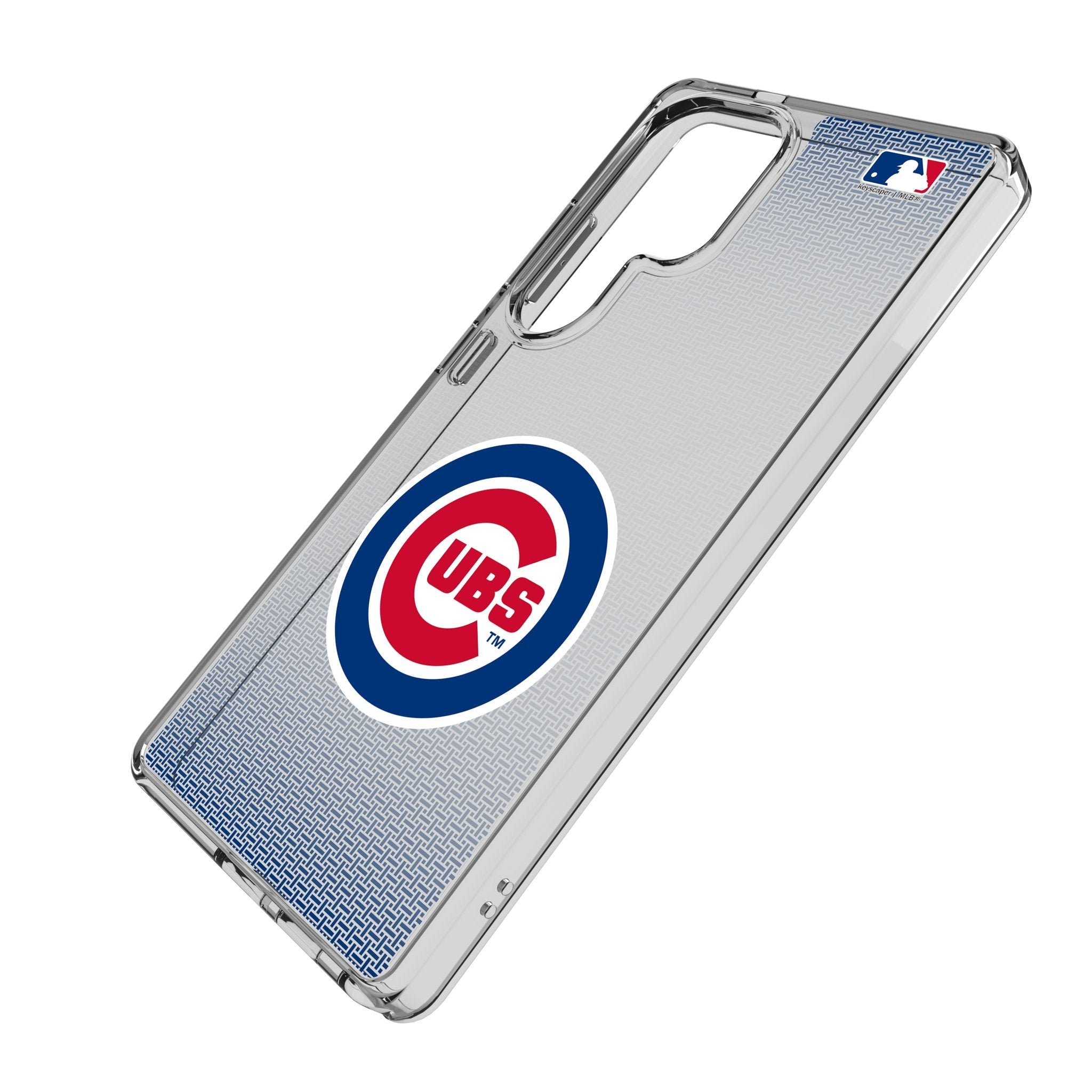 Chicago Cubs Linen Clear Phone Case for Samsung Galaxy 2