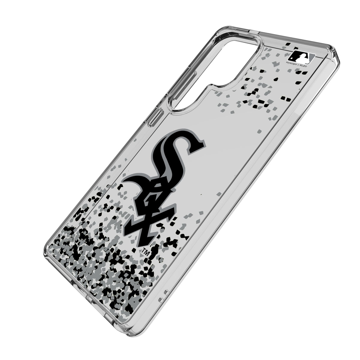 Chicago White Sox Confetti Clear Phone Case for Samsung Galaxy 2