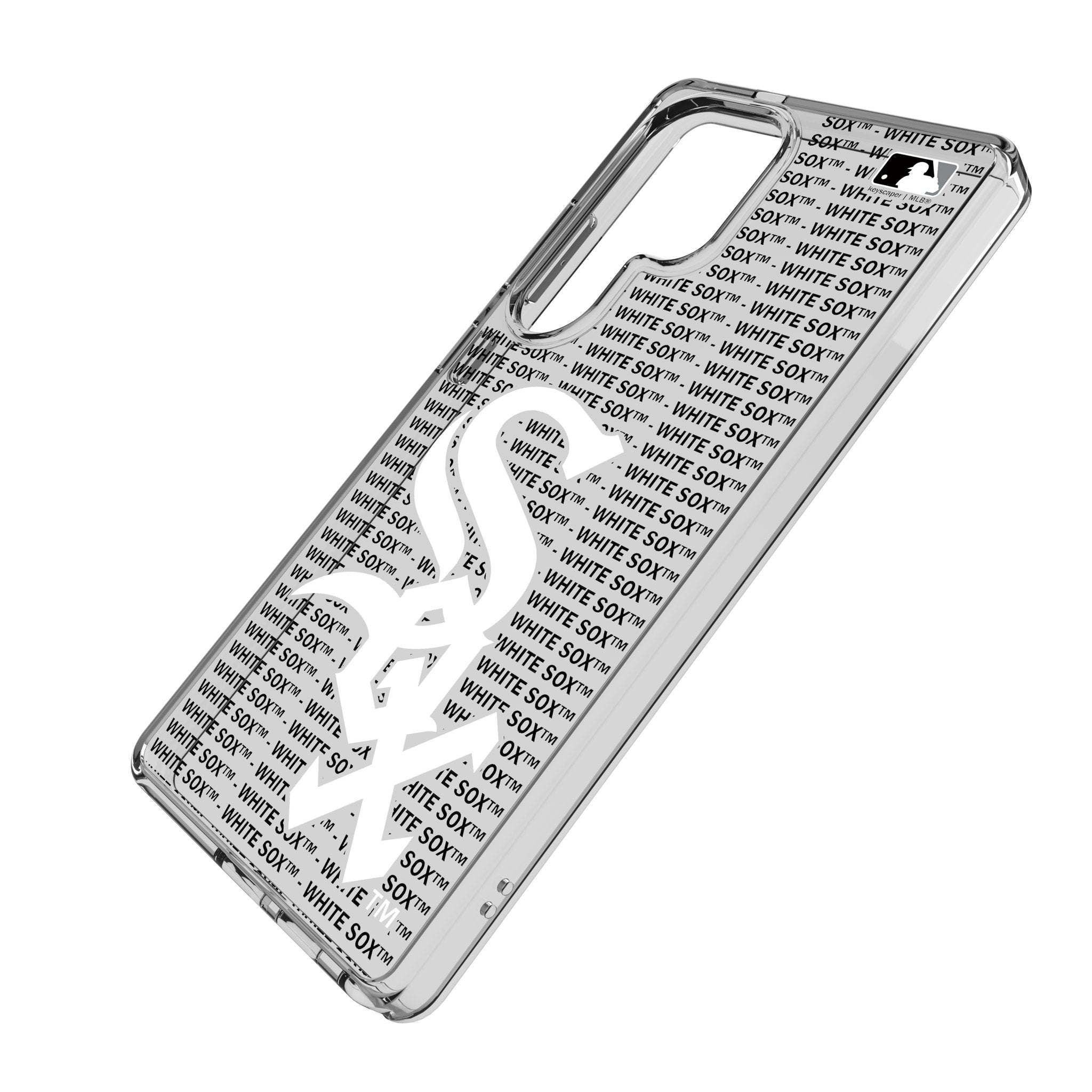 Chicago White Sox Text Backdrop Clear Phone Case for Samsung Galaxy 2