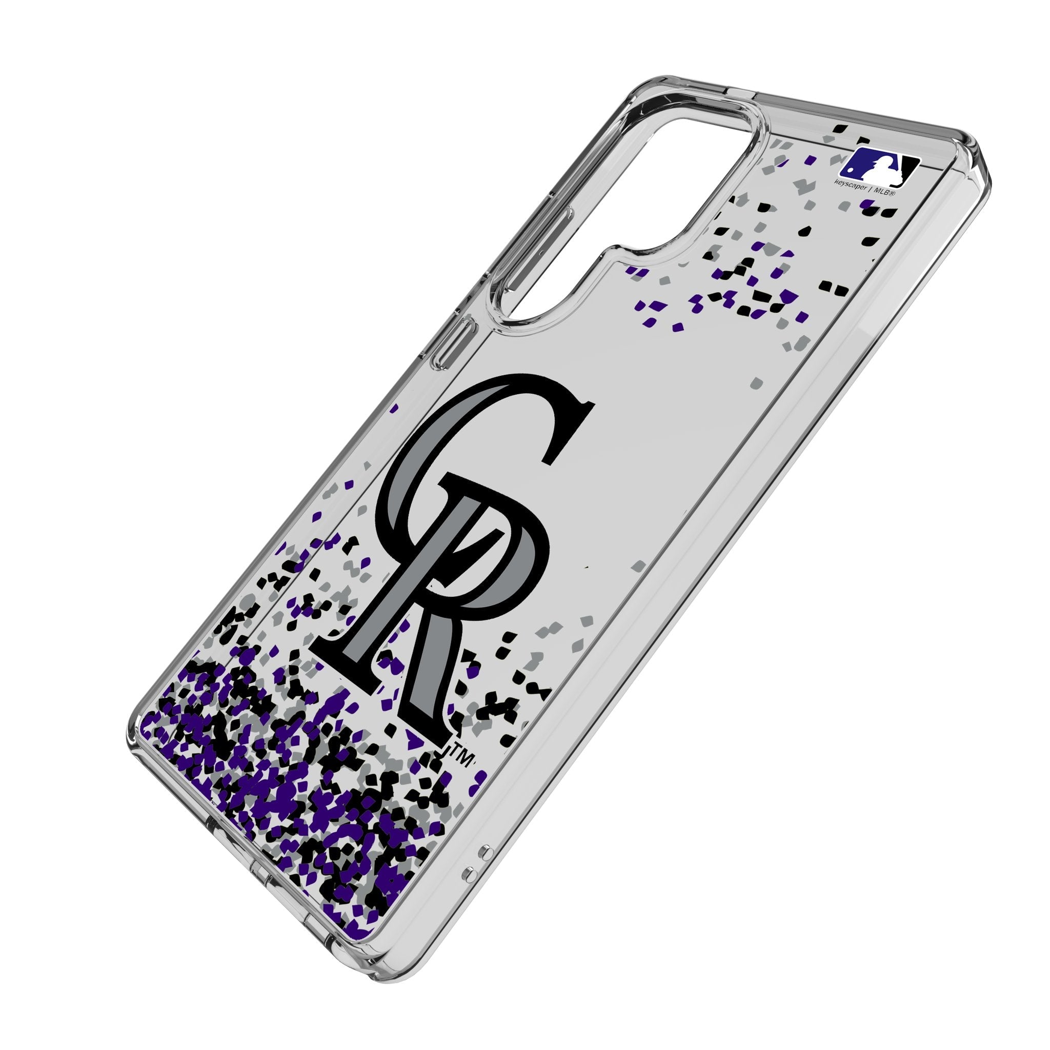 Colorado Rockies Confetti Clear Phone Case for Samsung Galaxy 2