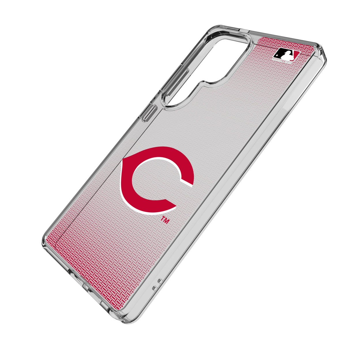 Cincinnati Reds Linen Clear Phone Case for Samsung Galaxy 2