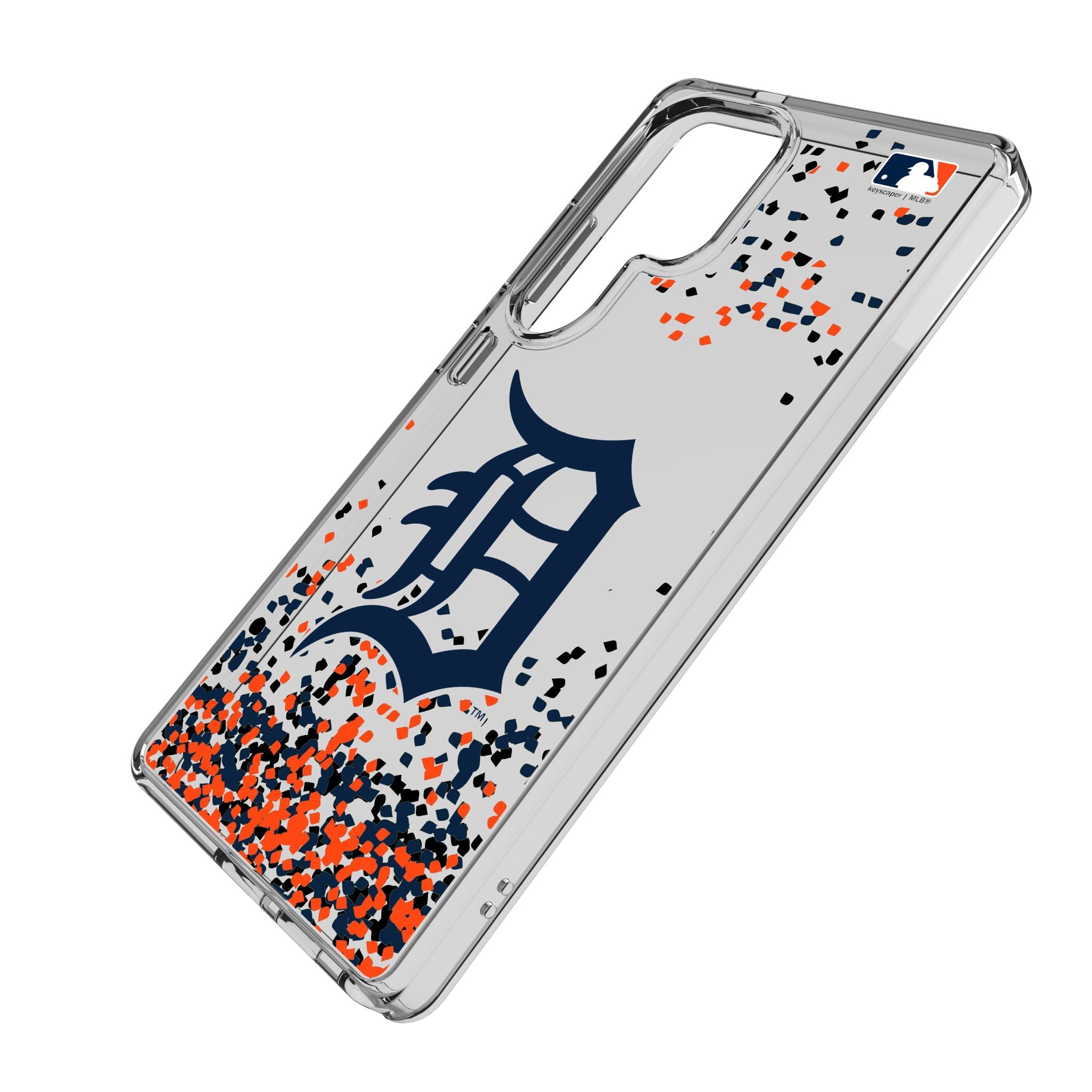 Detroit Tigers Confetti Clear Phone Case for Samsung Galaxy 2