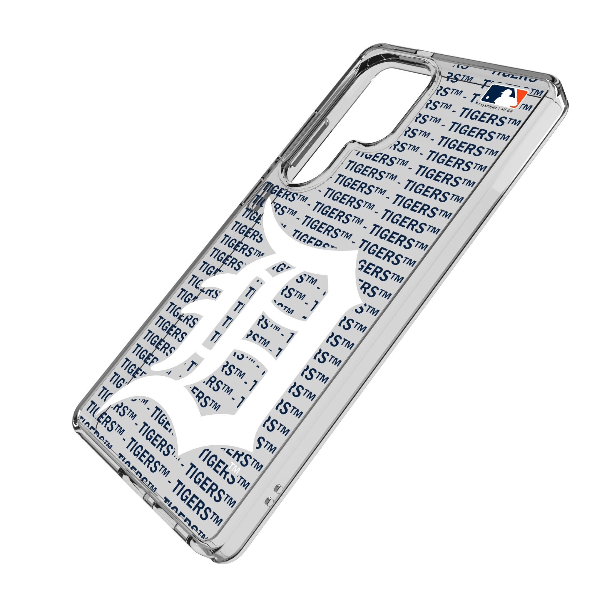 Detroit Tigers Text Backdrop Clear Phone Case for Samsung Galaxy 2