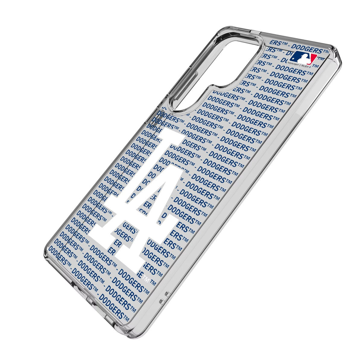 LA Dodgers Text Backdrop Clear Phone Case for Samsung Galaxy 2