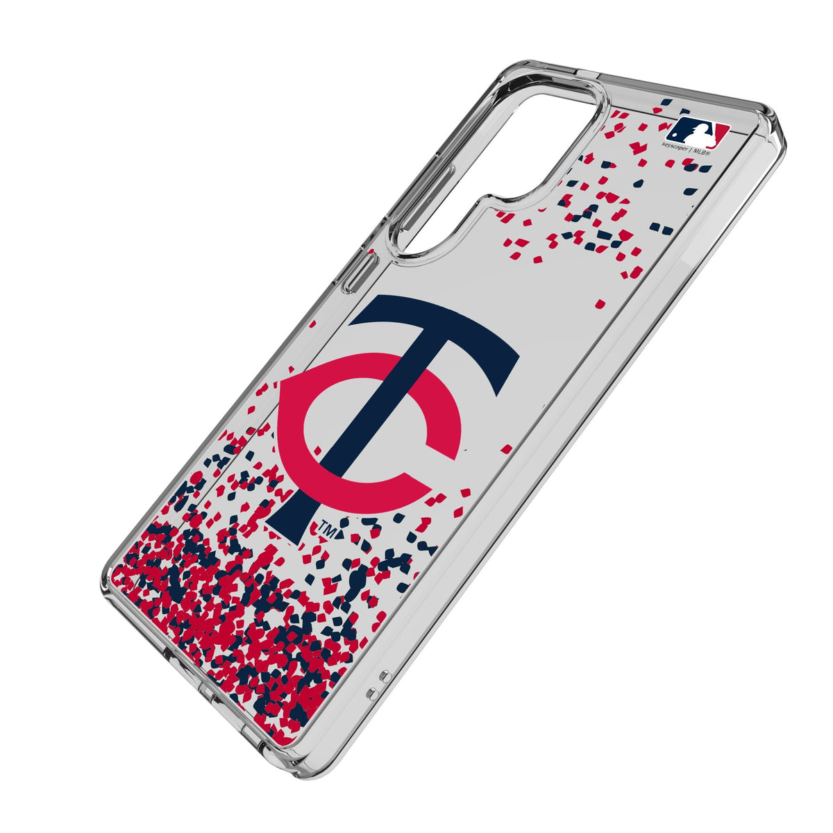 Minnesota Twins Confetti Clear Phone Case for Samsung Galaxy