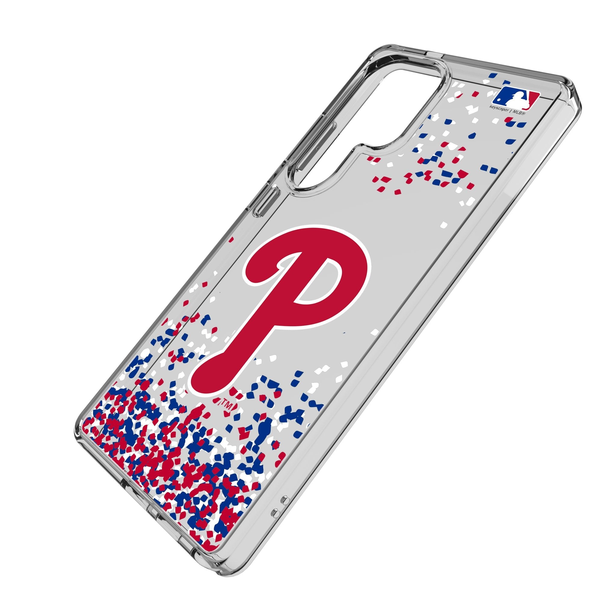 Philadelphia Phillies Confetti Clear Phone Case for Samsung Galaxy