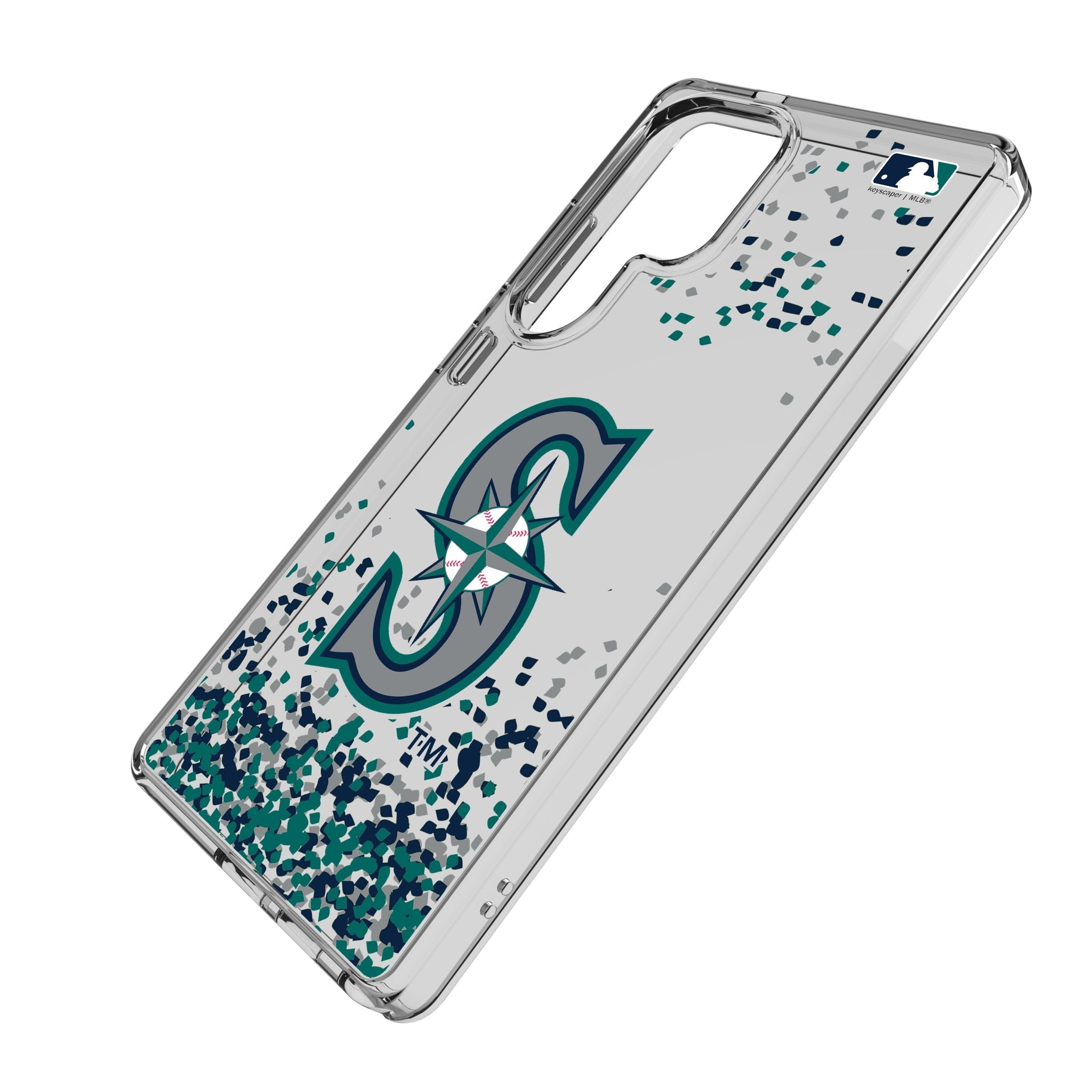 Seattle Mariners Confetti Clear Phone Case for Samsung Galaxy 2