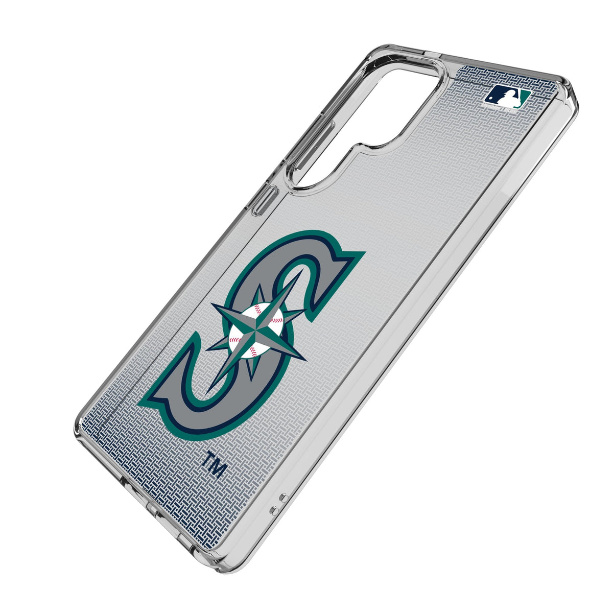 Seattle Mariners Linen Clear Phone Case for Samsung Galaxy 2