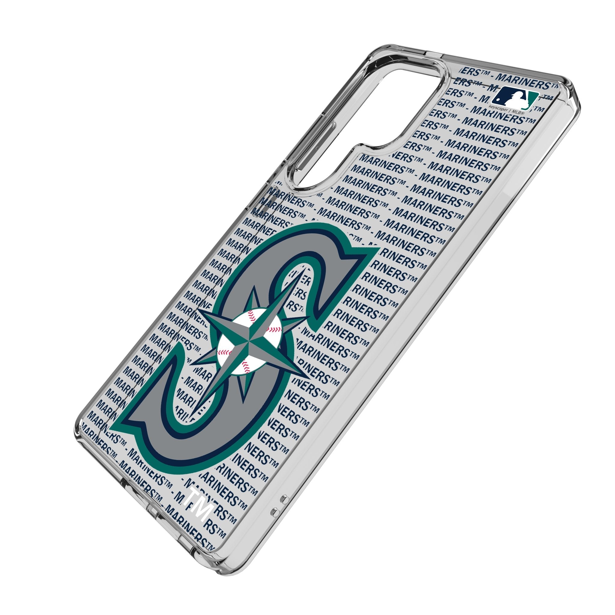 Seattle Mariners Text Backdrop Clear Phone Case for Samsung Galaxy 2
