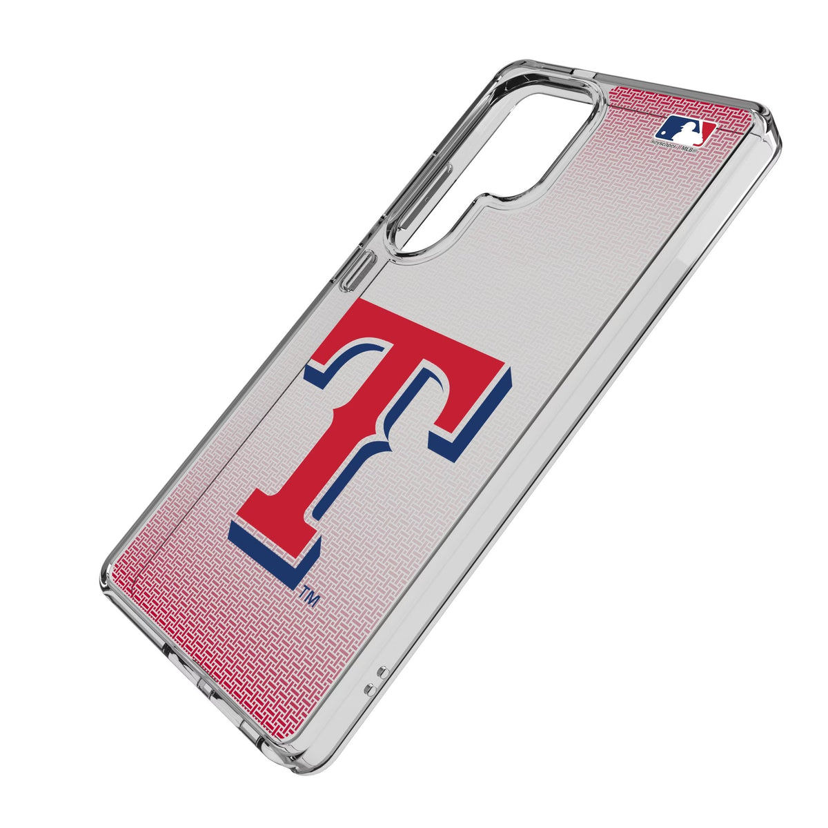 Texas Rangers Linen Clear Phone Case for Samsung Galaxy