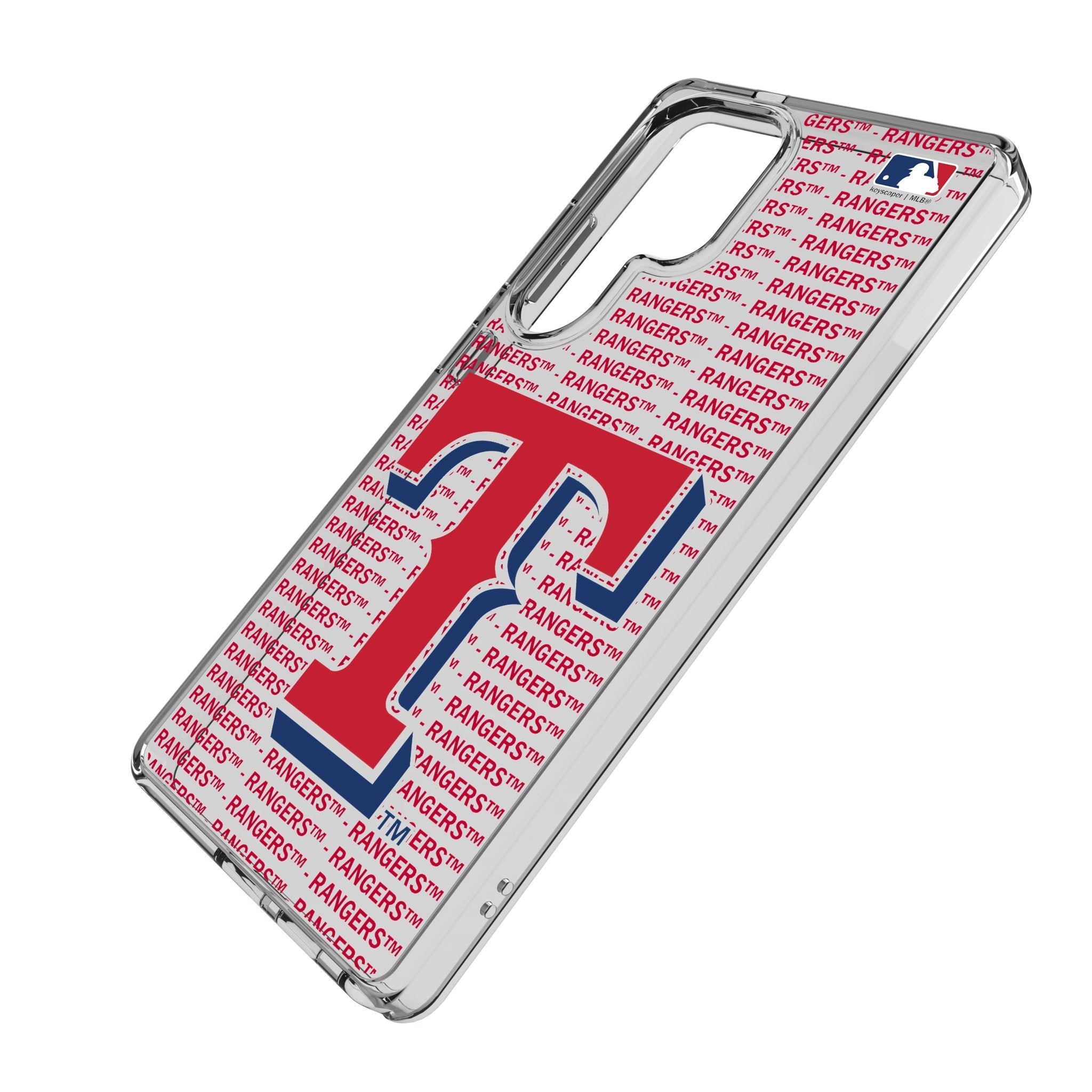 Texas Rangers Text Backdrop Clear Phone Case for Samsung Galaxy 2