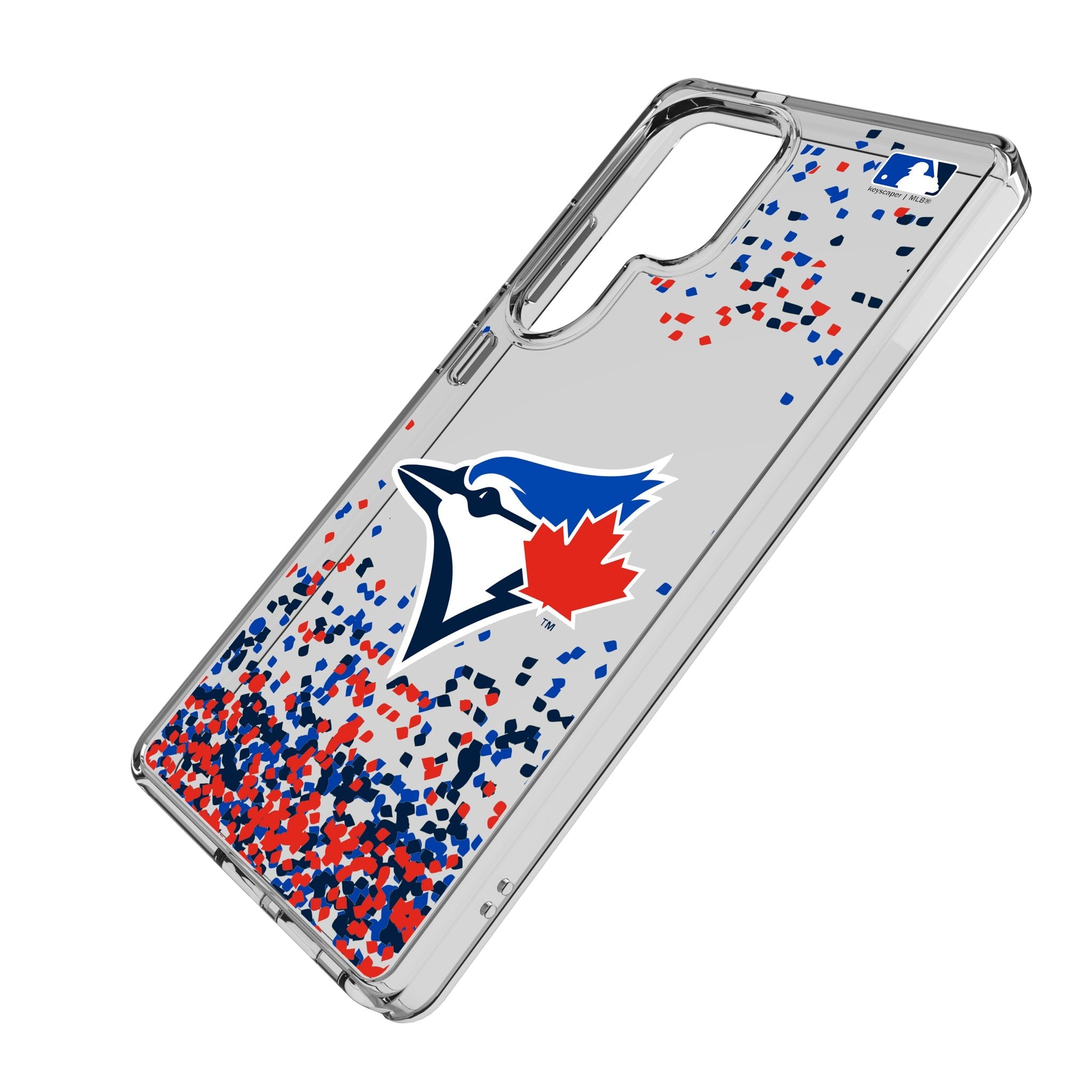 Toronto Blue Jays Confetti Clear Phone Case for Samsung Galaxy 2