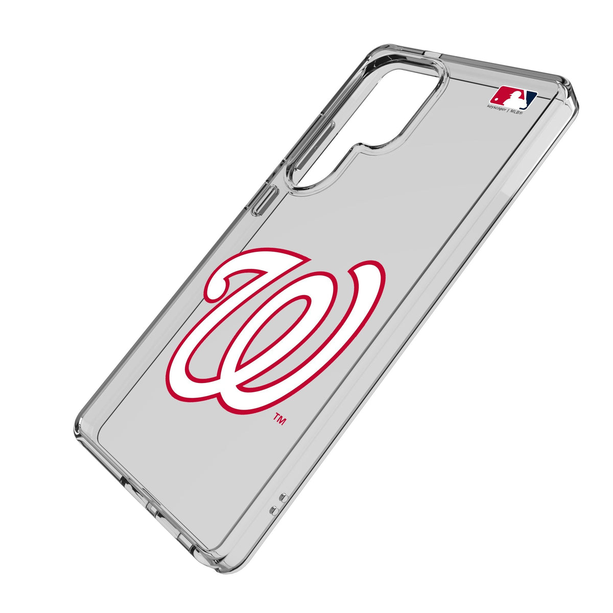 Washington Nationals Text Backdrop Clear Phone Case for Samsung Galaxy 2