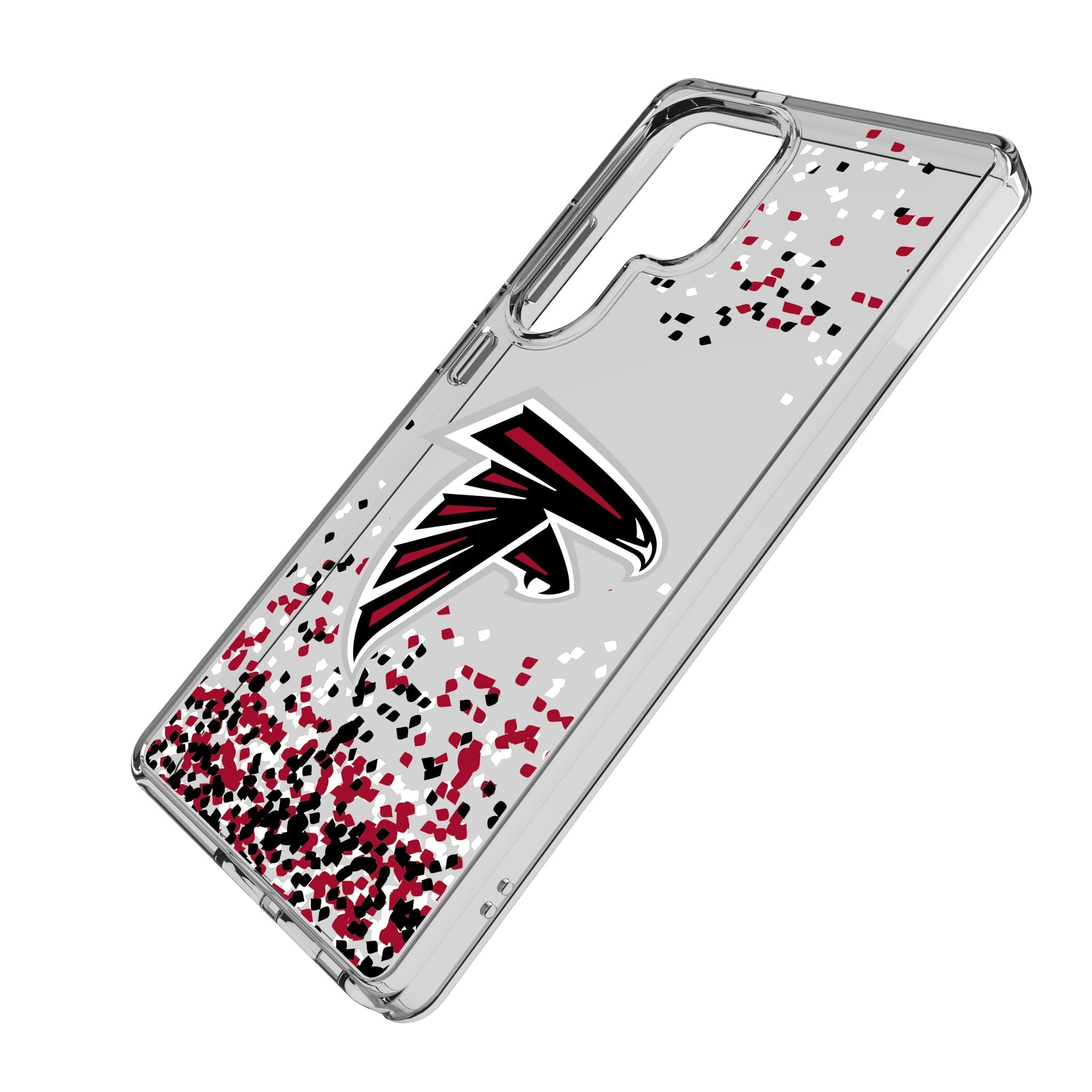 Atlanta Falcons Confetti Clear Phone Case for Samsung Galaxy 2