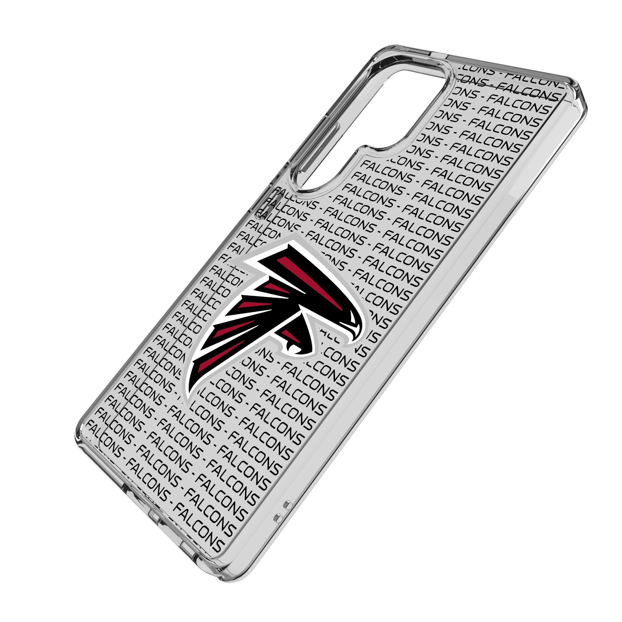 Atlanta Falcons Text Backdrop Clear Phone Case for Samsung Galaxy 2