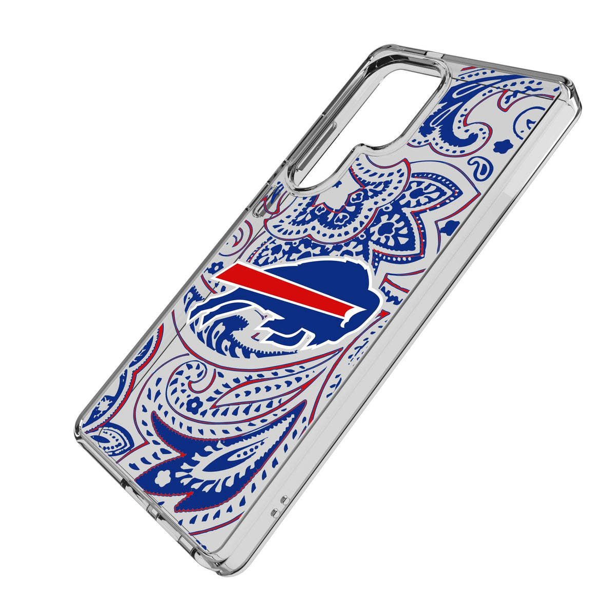 Buffalo Bills Paisley Clear Phone Case for Samsung Galaxy