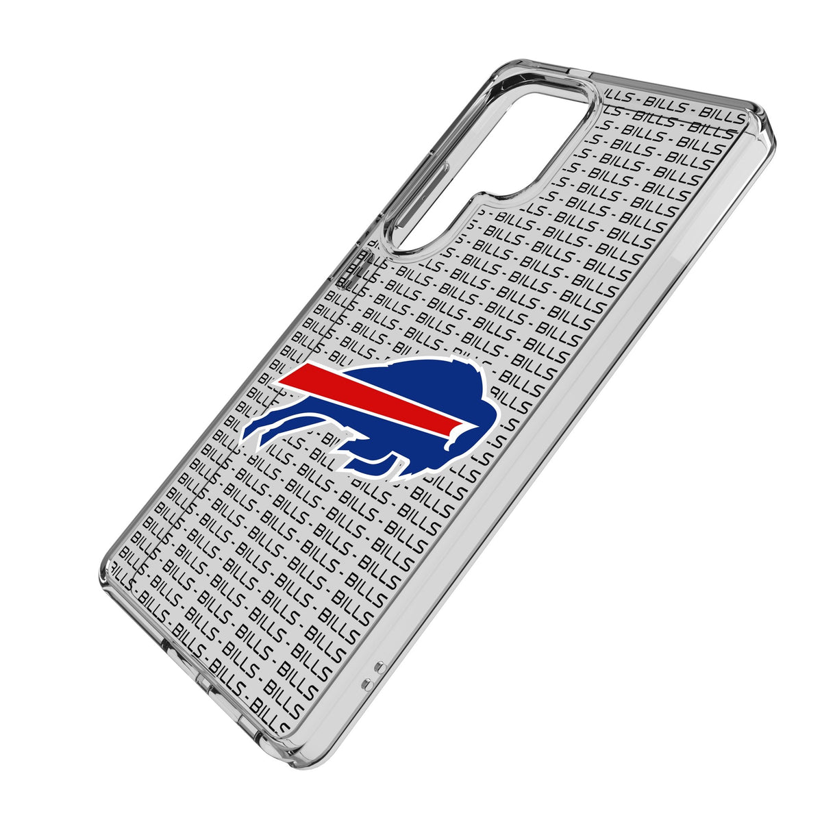Buffalo Bills Text Backdrop Clear Phone Case for Samsung Galaxy