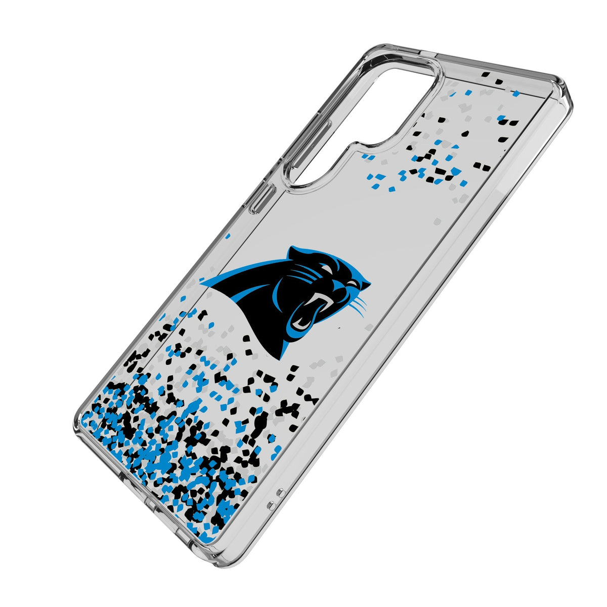 Carolina Panthers Confetti Clear Phone Case for Samsung Galaxy 2