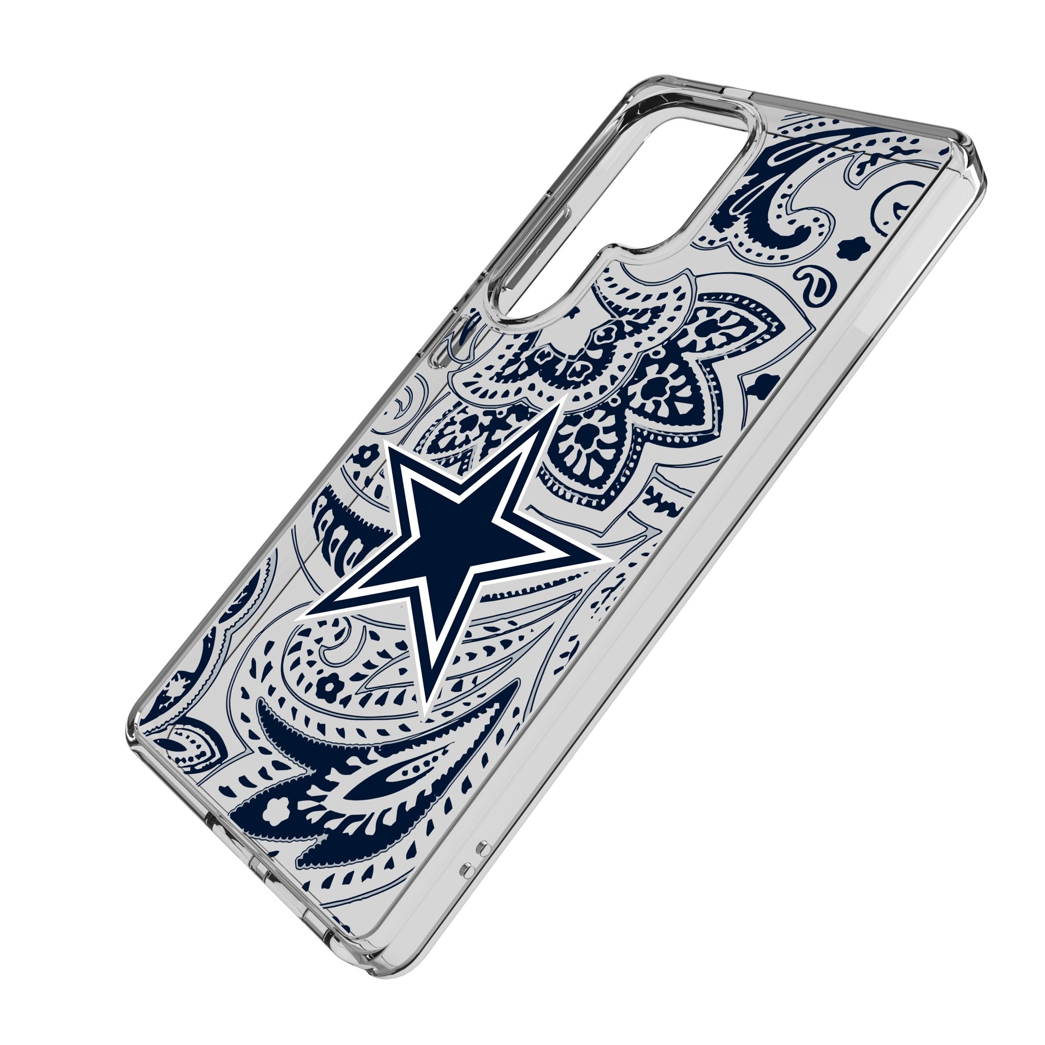 Dallas Cowboys Paisley Clear Phone Case for Samsung Galaxy 2