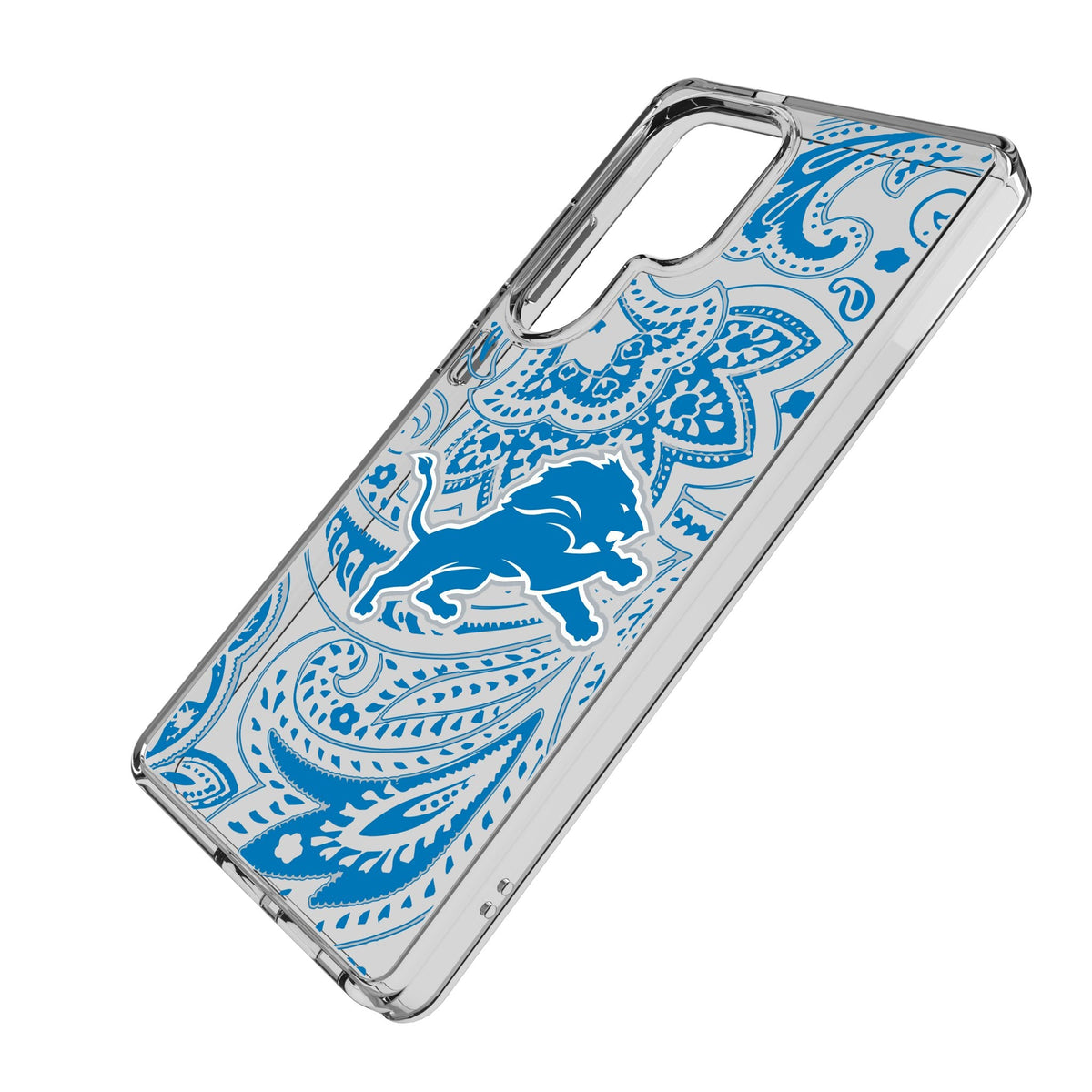 Detroit Lions Paisley Clear Phone Case for Samsung Galaxy 2