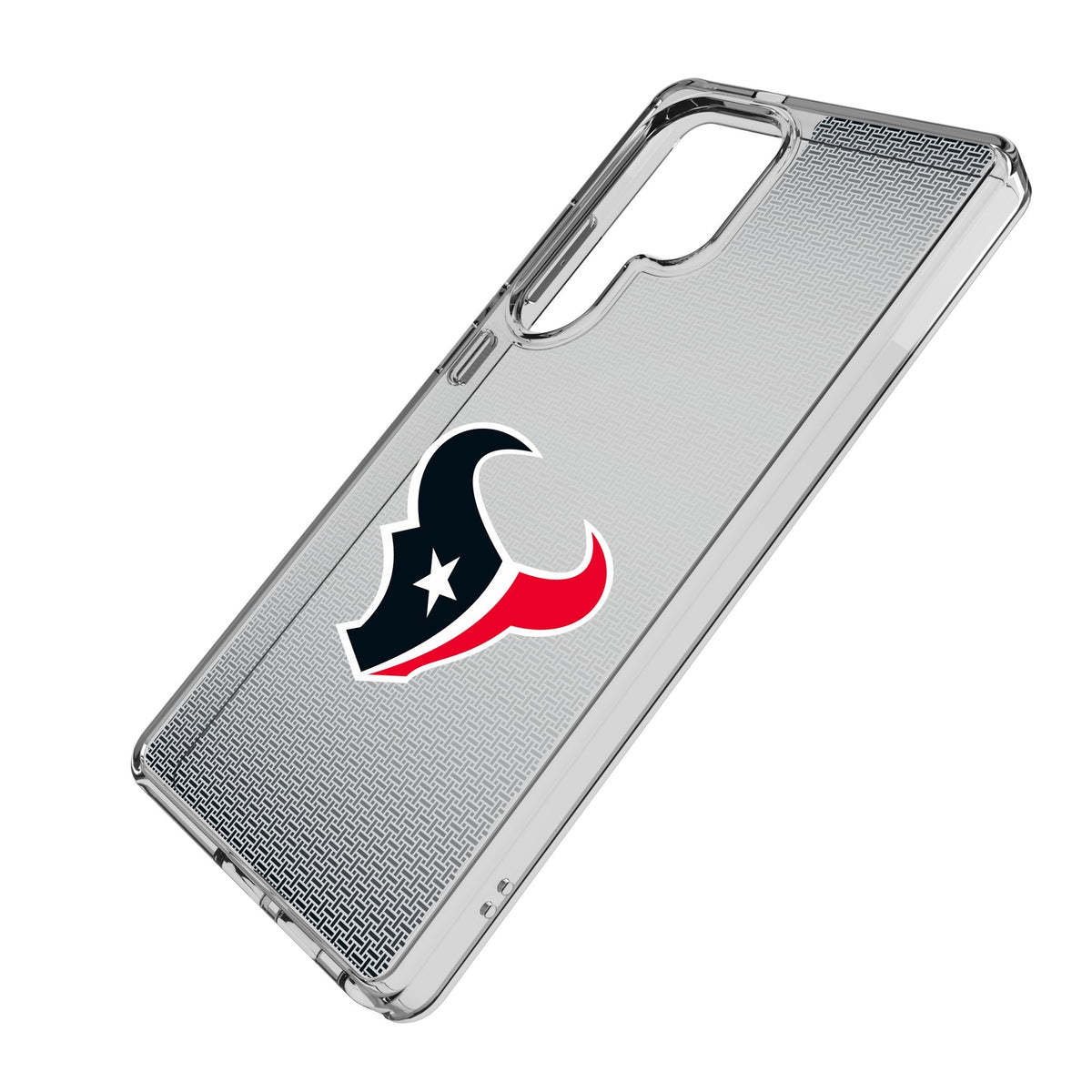 Houston Texans Linen Clear Phone Case for Samsung Galaxy 2