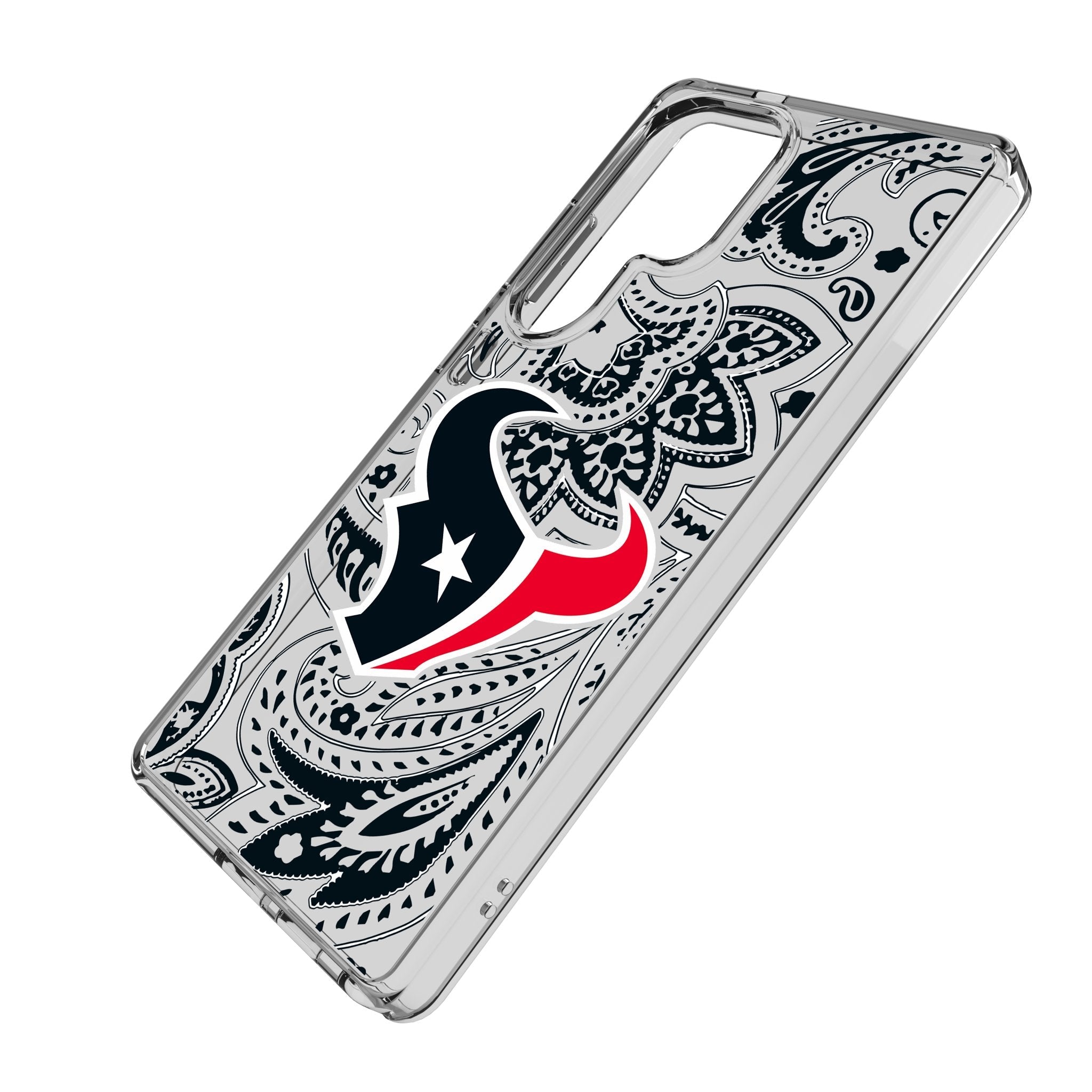 Houston Texans Paisley Clear Phone Case for Samsung Galaxy 2