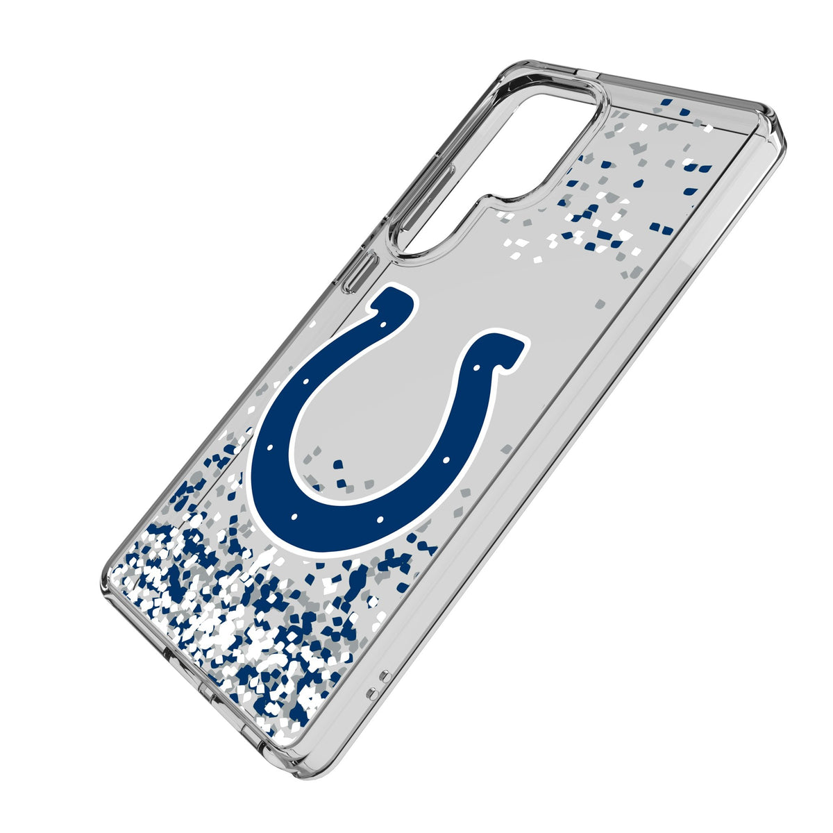 Indianapolis Colts Confetti Clear Phone Case for Samsung Galaxy 2