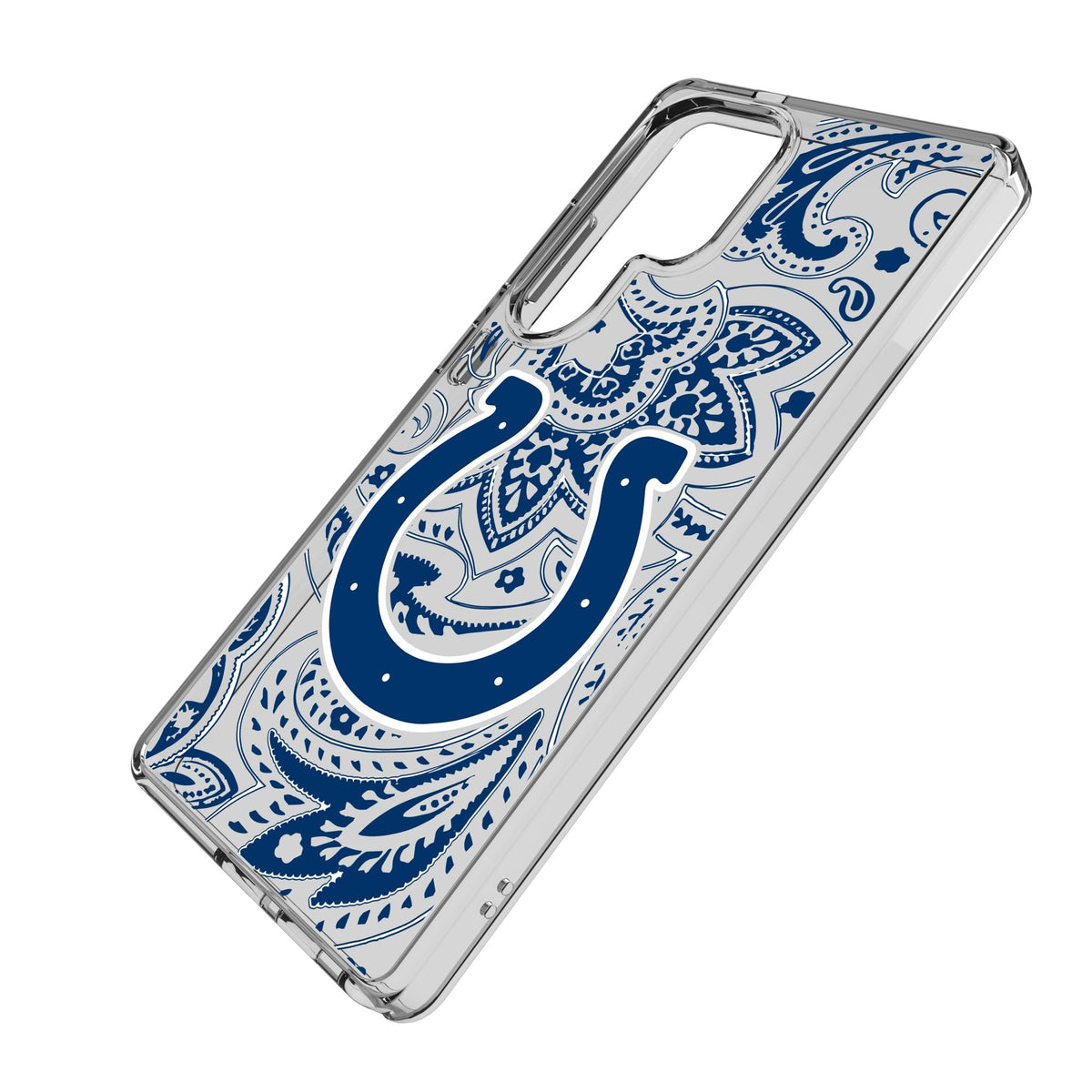 Indianapolis Colts Paisley Clear Phone Case for Samsung Galaxy 2