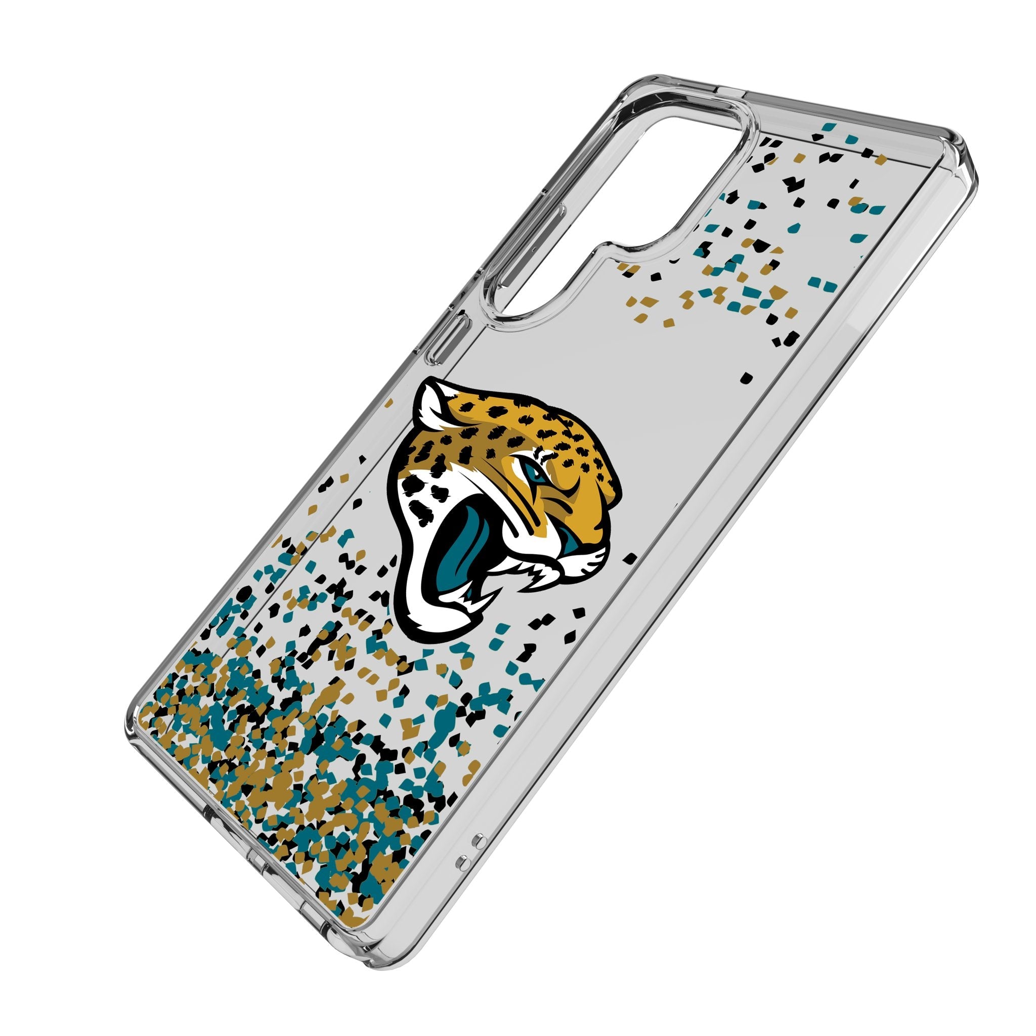 Jacksonville Jaguars Confetti Clear Phone Case for Samsung Galaxy 2