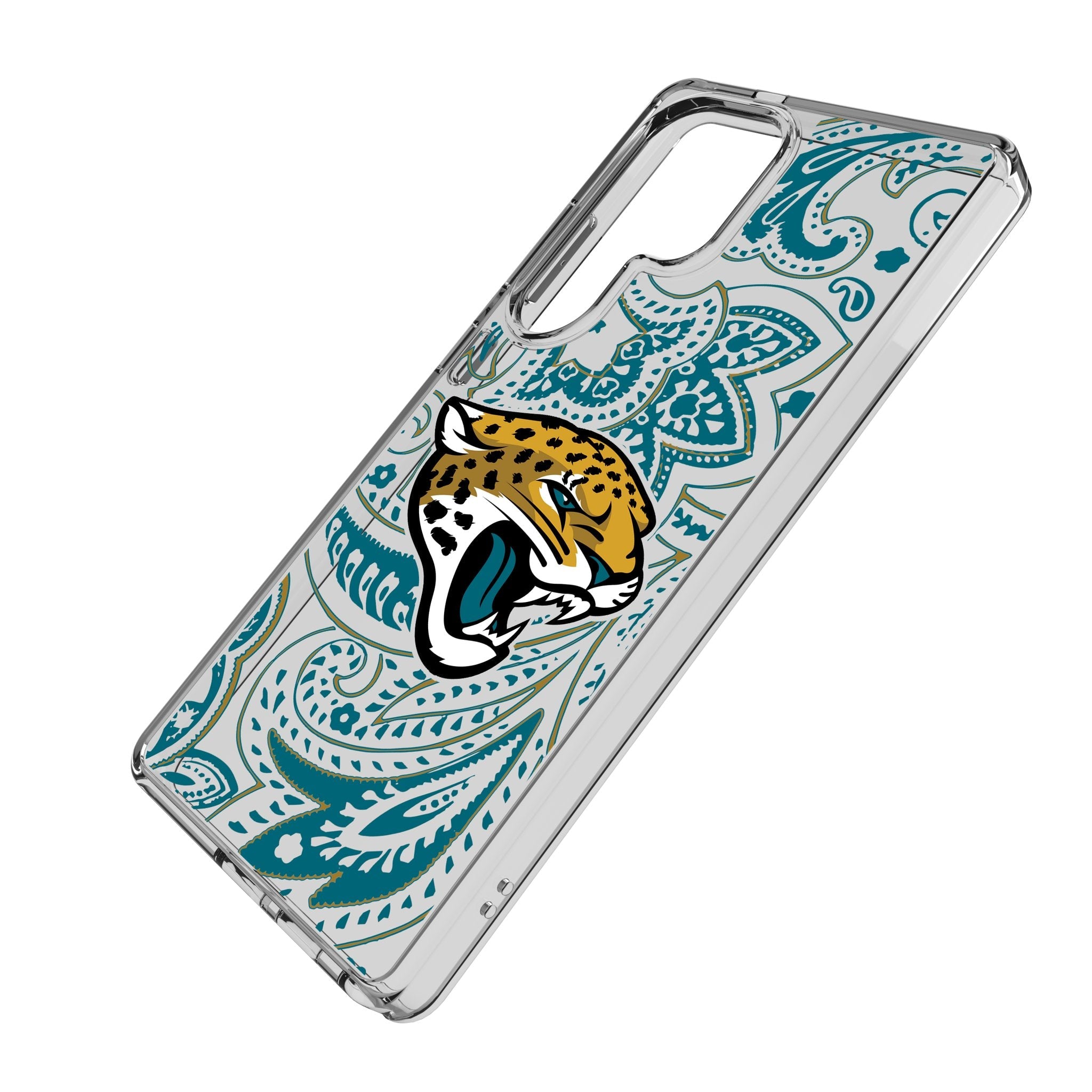 Jacksonville Jaguars Paisley Clear Phone Case for Samsung Galaxy 2