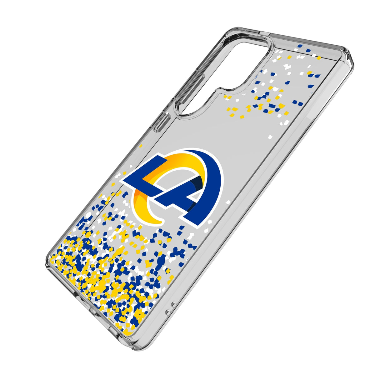 Los Angeles Rams Confetti Clear Phone Case for Samsung Galaxy 2