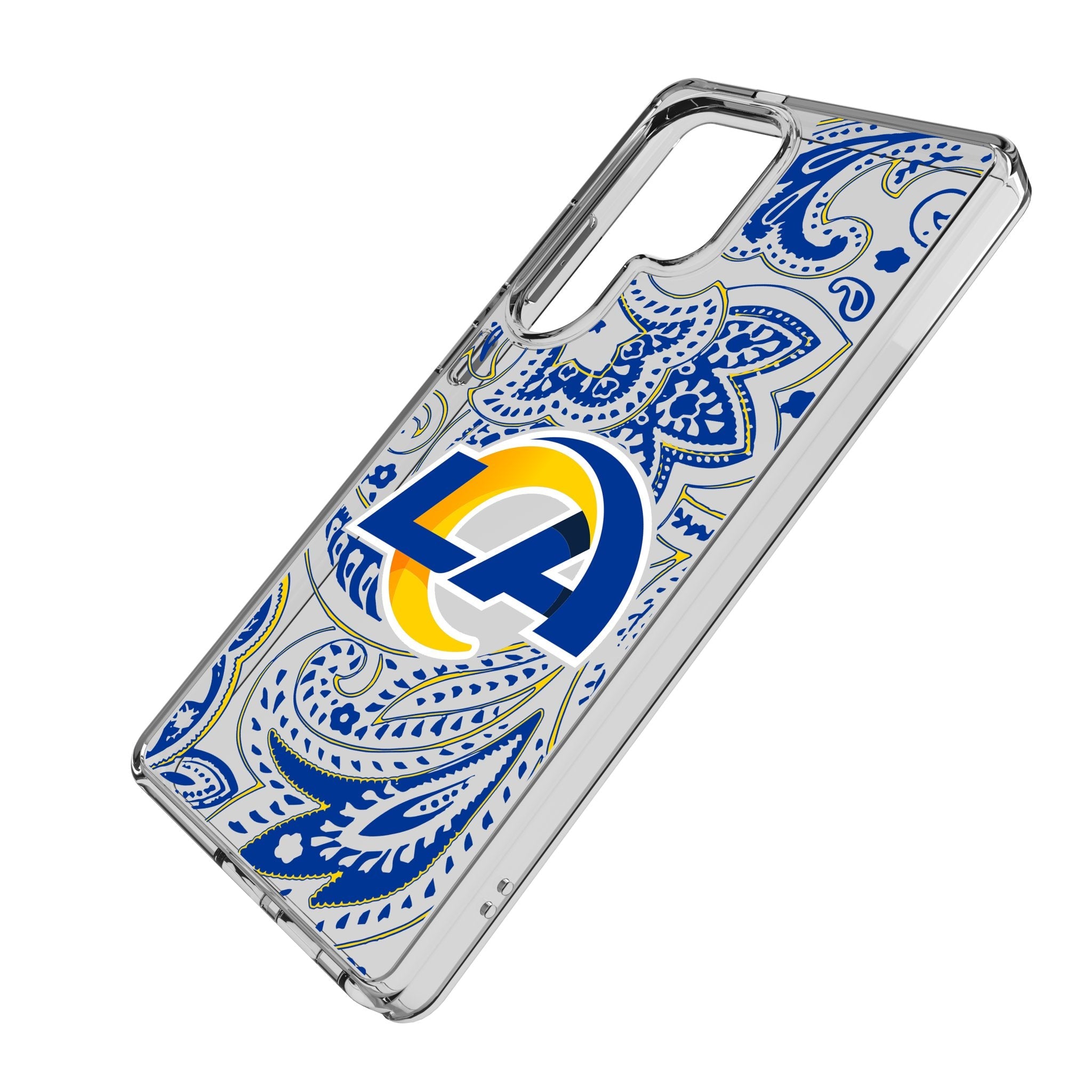 Los Angeles Rams Paisley Clear Phone Case for Samsung Galaxy 2