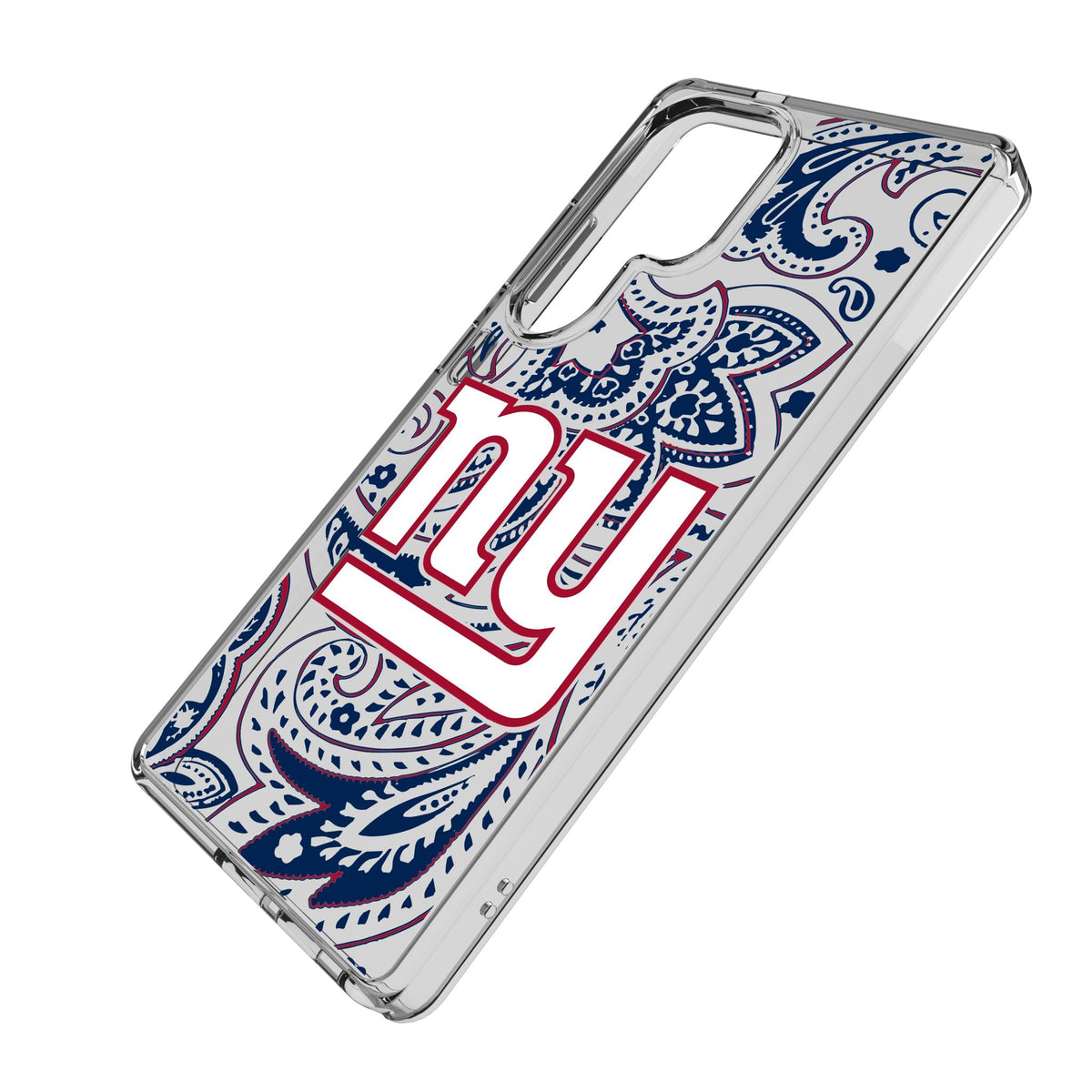 New York Giants Paisley Clear Phone Case for Samsung Galaxy 2