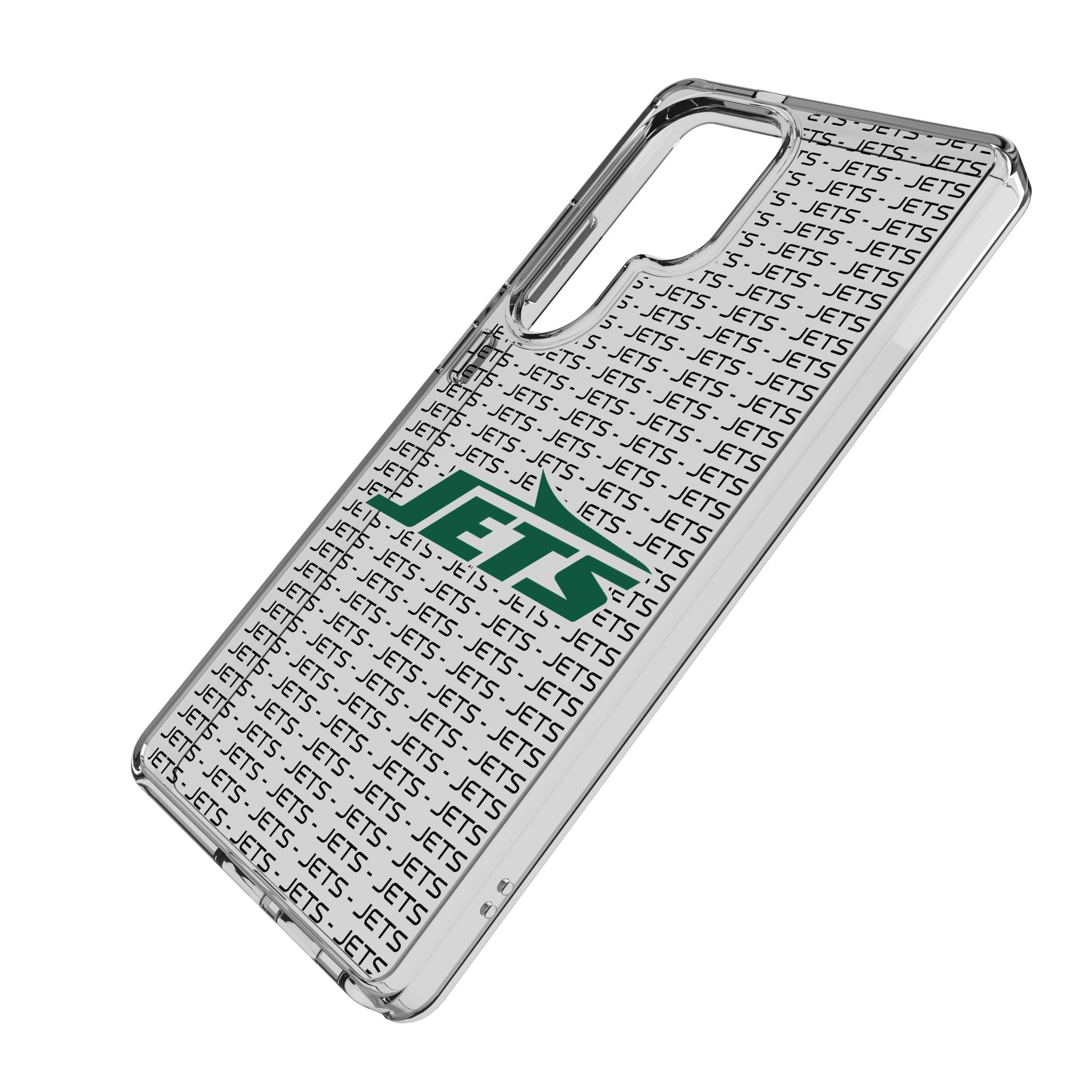 New York Jets Text Backdrop Clear Phone Case for Samsung Galaxy 2