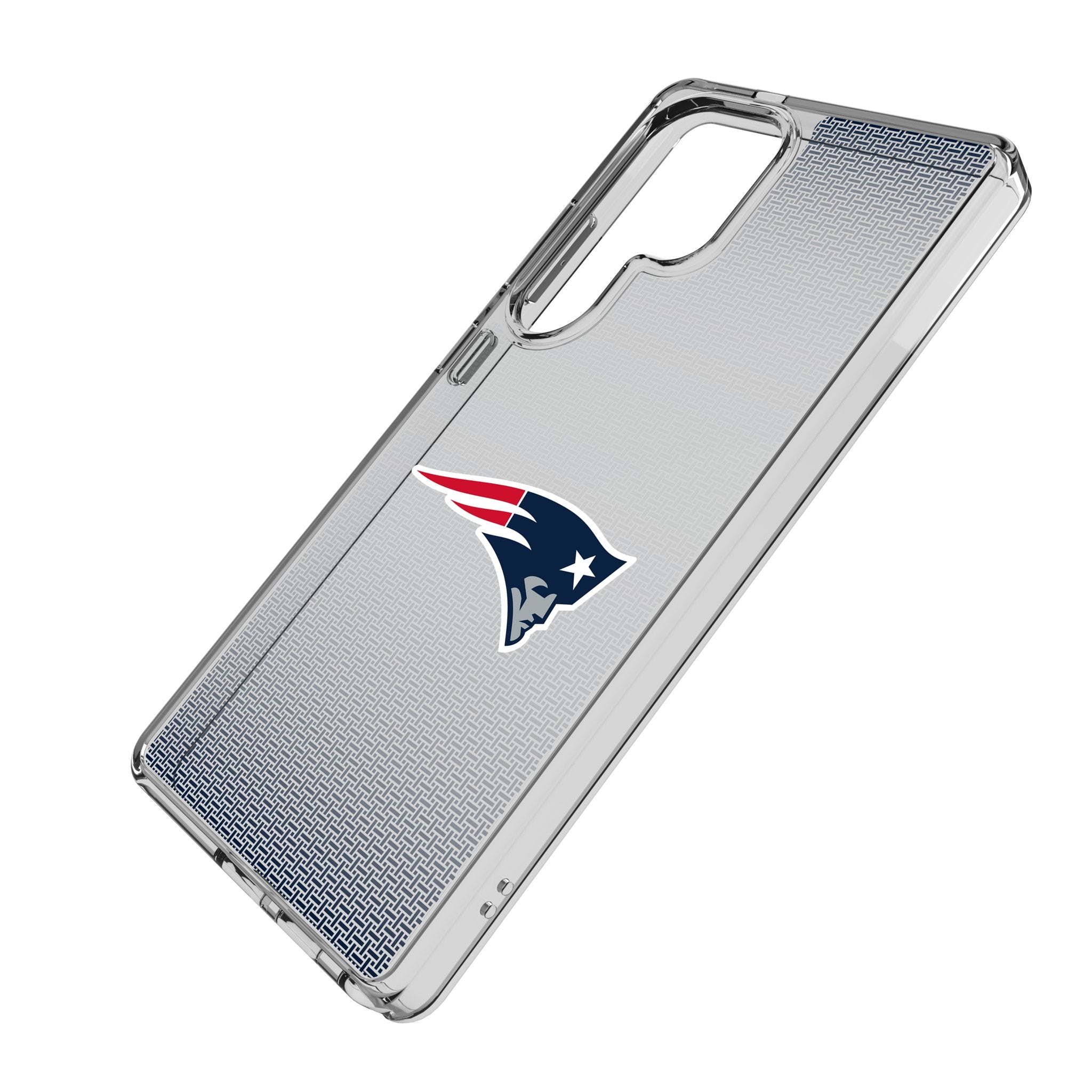 New England Patriots Linen Clear Phone Case for Samsung Galaxy 2