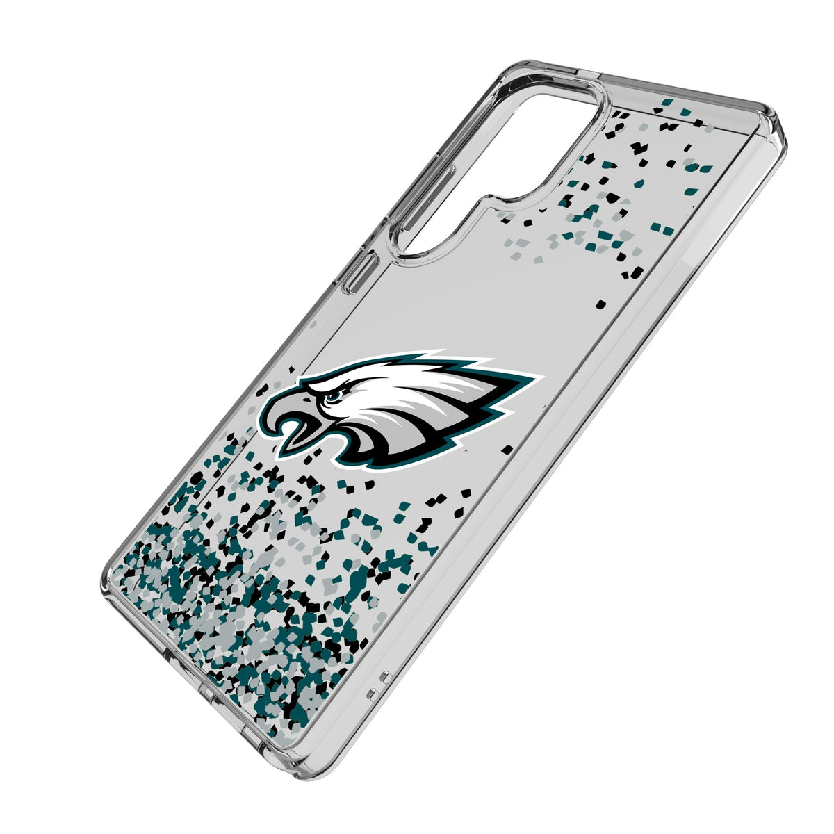 Philadelphia Eagles Confetti Clear Phone Case for Samsung Galaxy 2