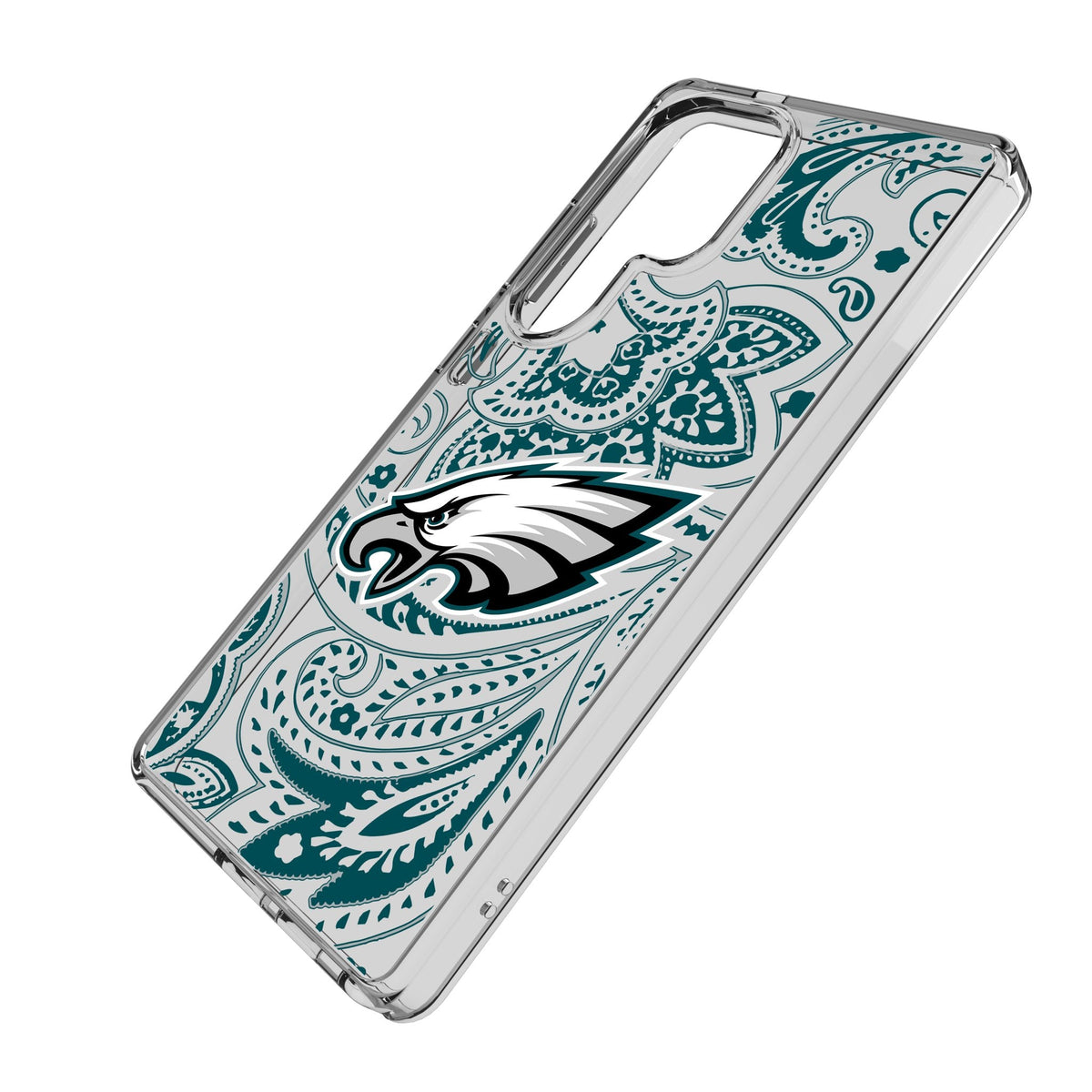Philadelphia Eagles Paisley Clear Phone Case for Samsung Galaxy 2