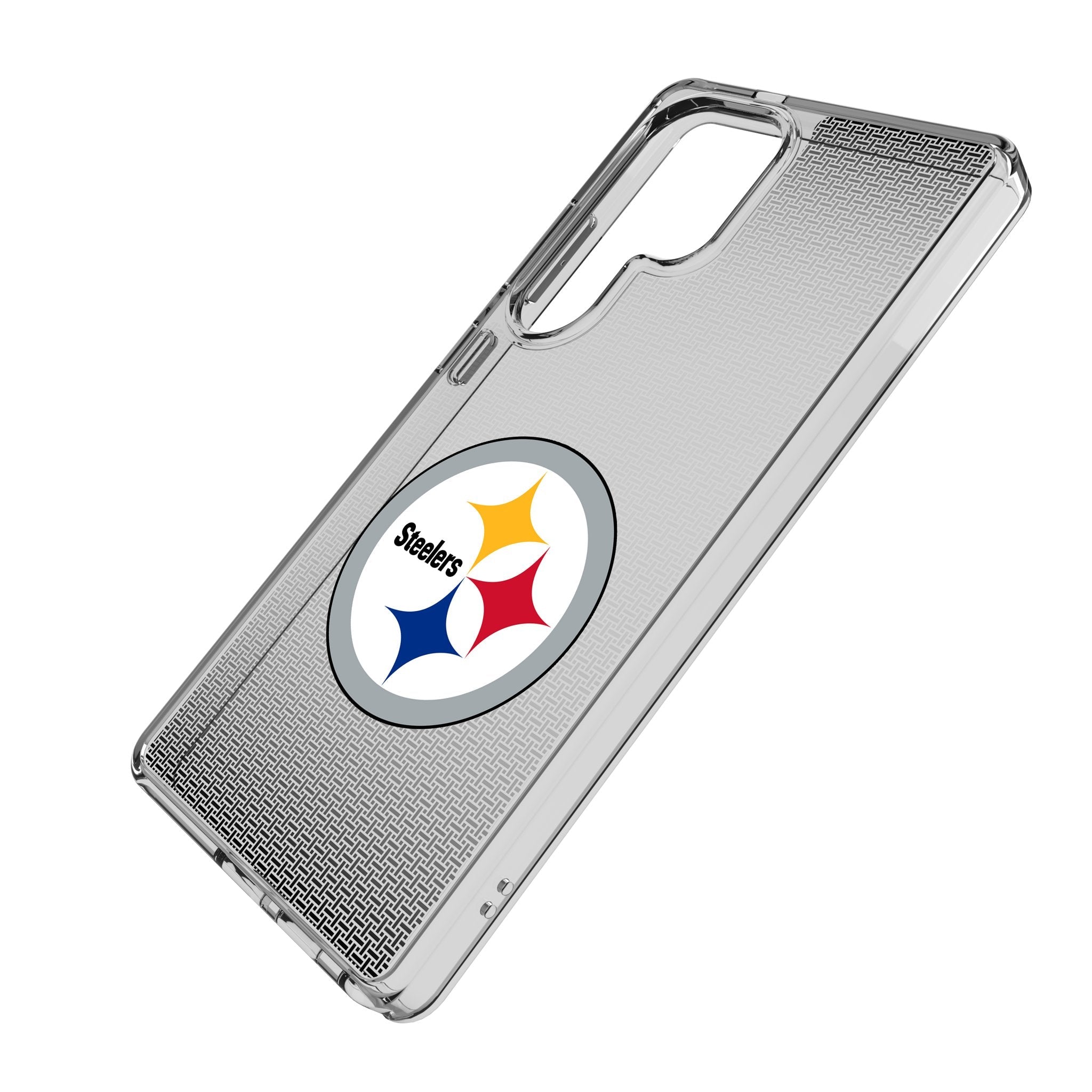 Pittsburgh Steelers Linen Clear Phone Case for Samsung Galaxy 2