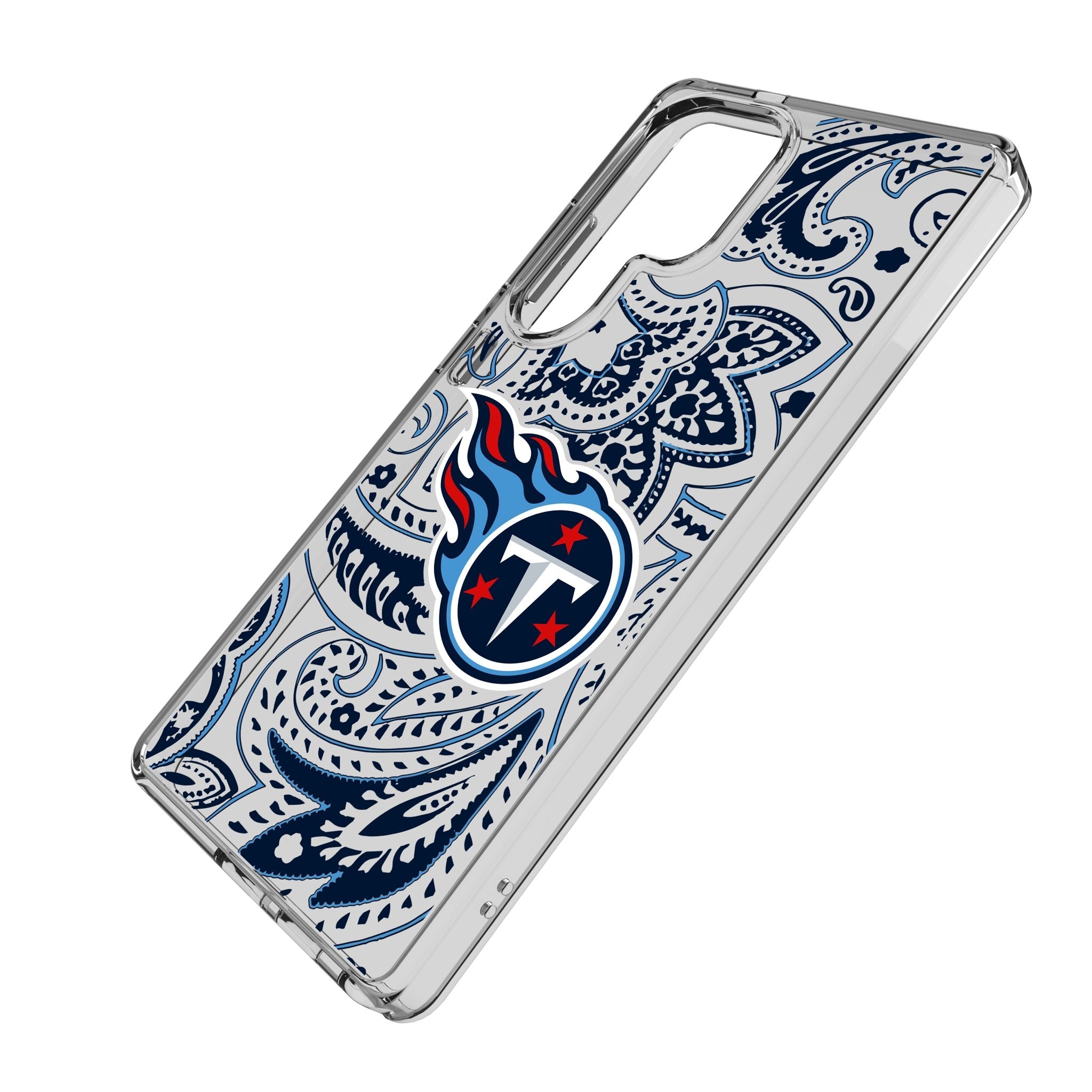 Tennessee Titans Paisley Clear Phone Case for Samsung Galaxy 2