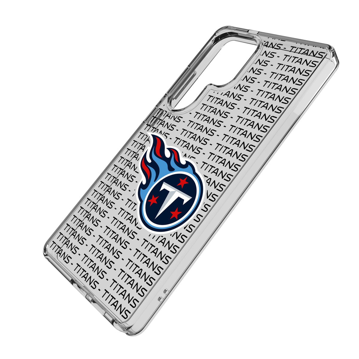 Tennessee Titans Text Backdrop Clear Phone Case for Samsung Galaxy 2
