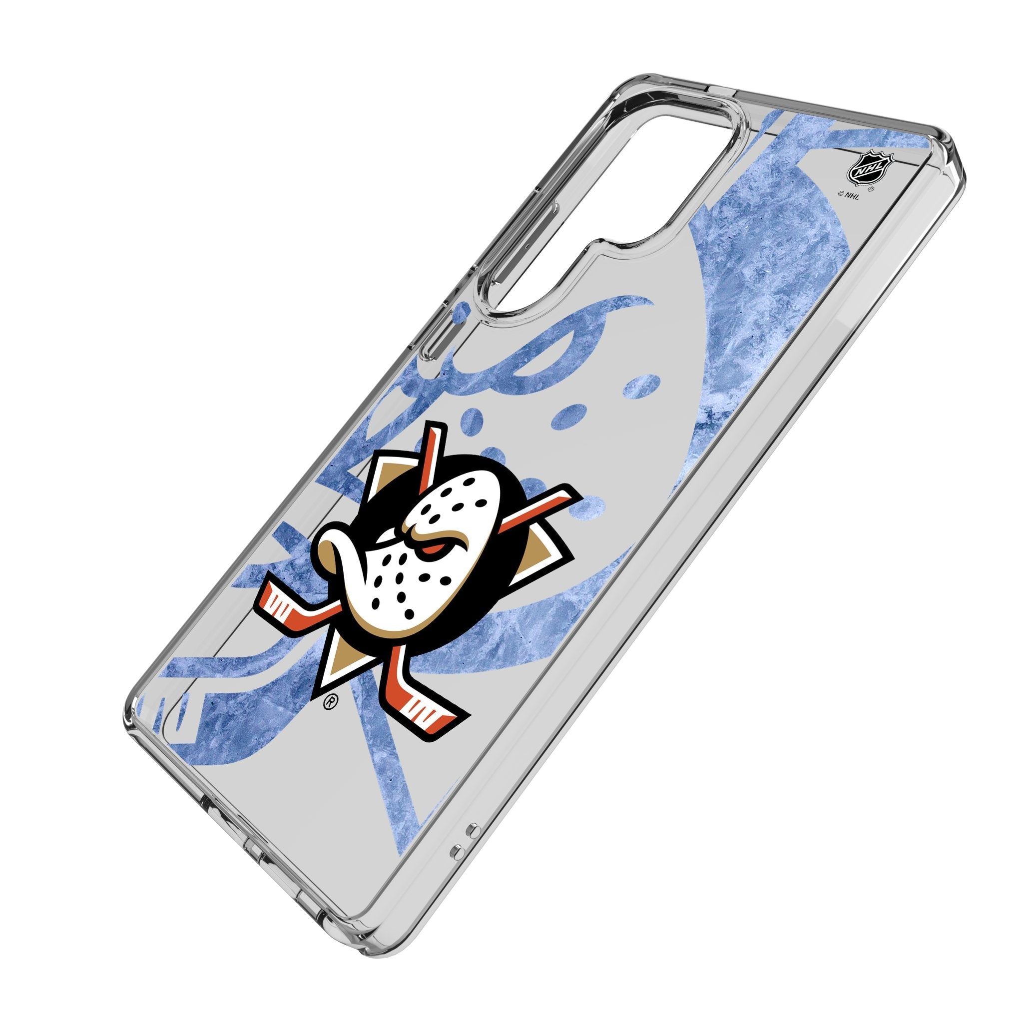 Anaheim Ducks Ice Tilt Clear Phone Case for Samsung Galaxy