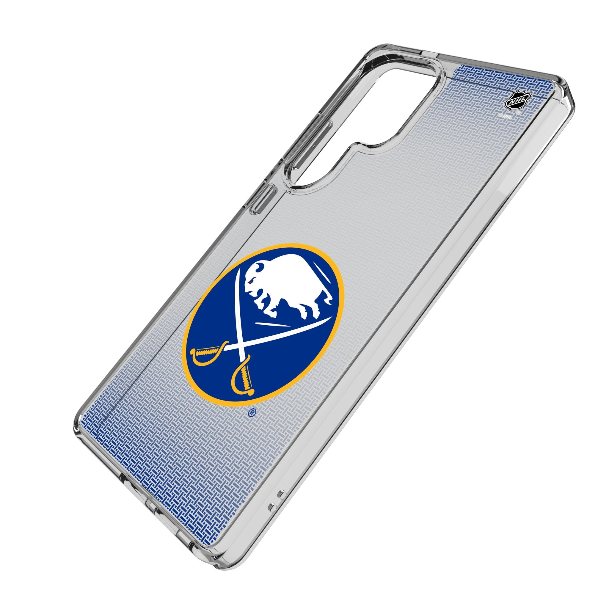 Buffalo Sabres Linen Clear Phone Case for Samsung Galaxy